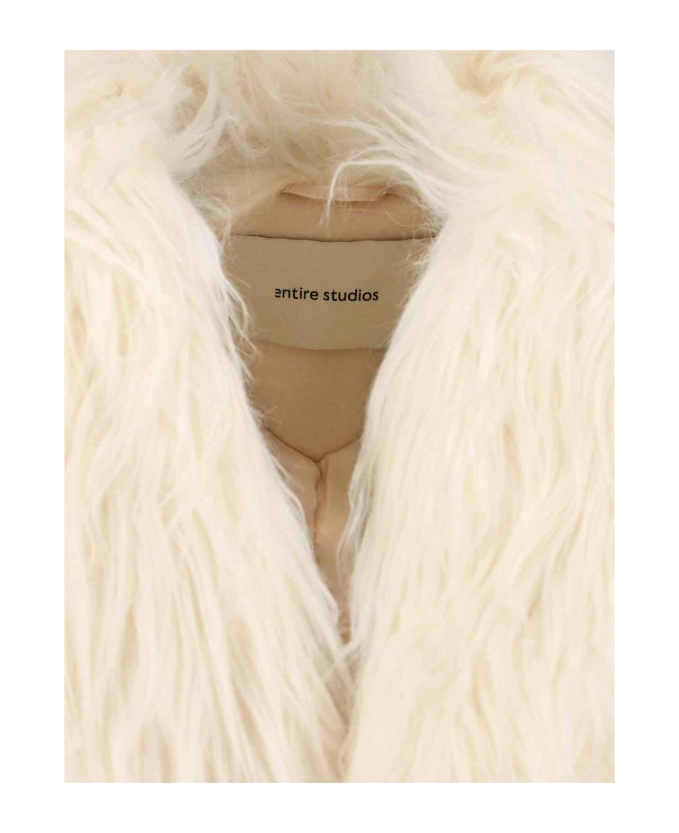 Entire Studios Belted Coat - CREAM