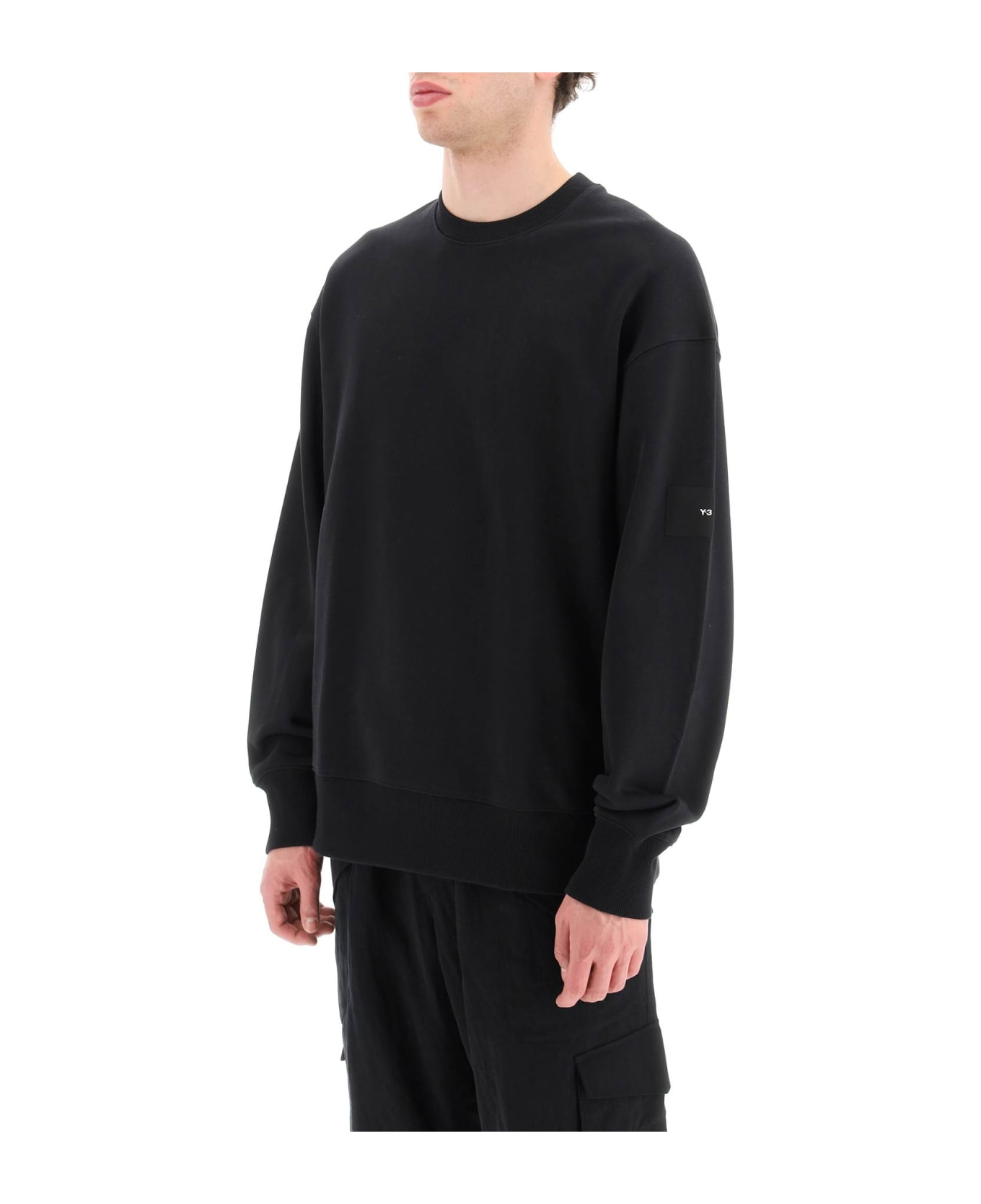 Y-3 Sweatshirt - Black フリース