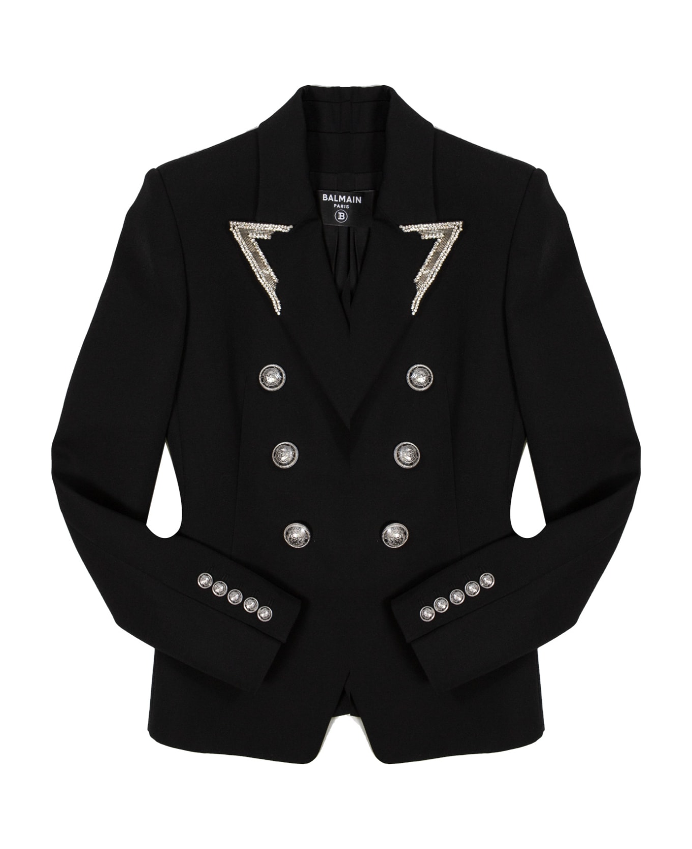 Balmain Wool Jacket - Black