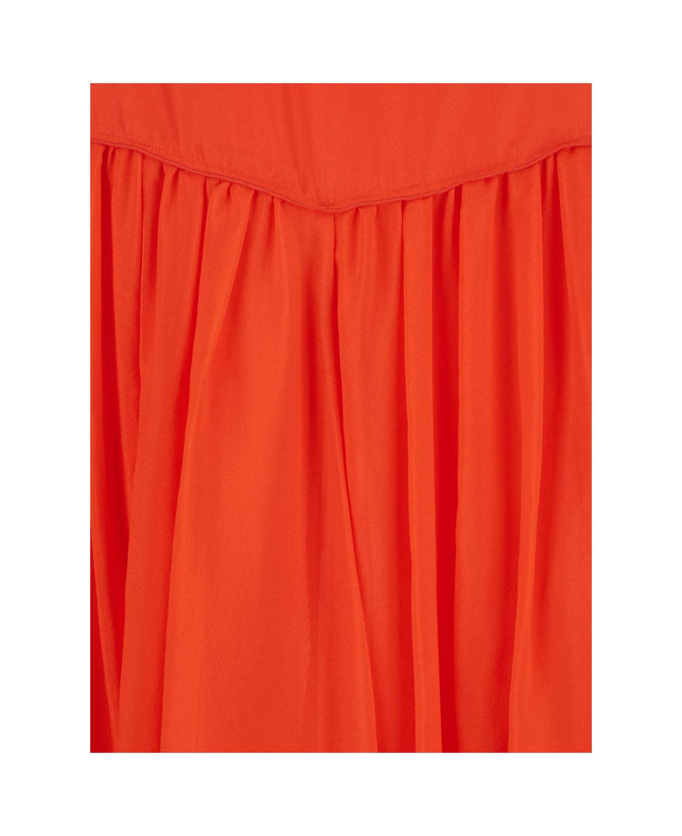 Forte_Forte Habotai Silk Straps Dress - Orange