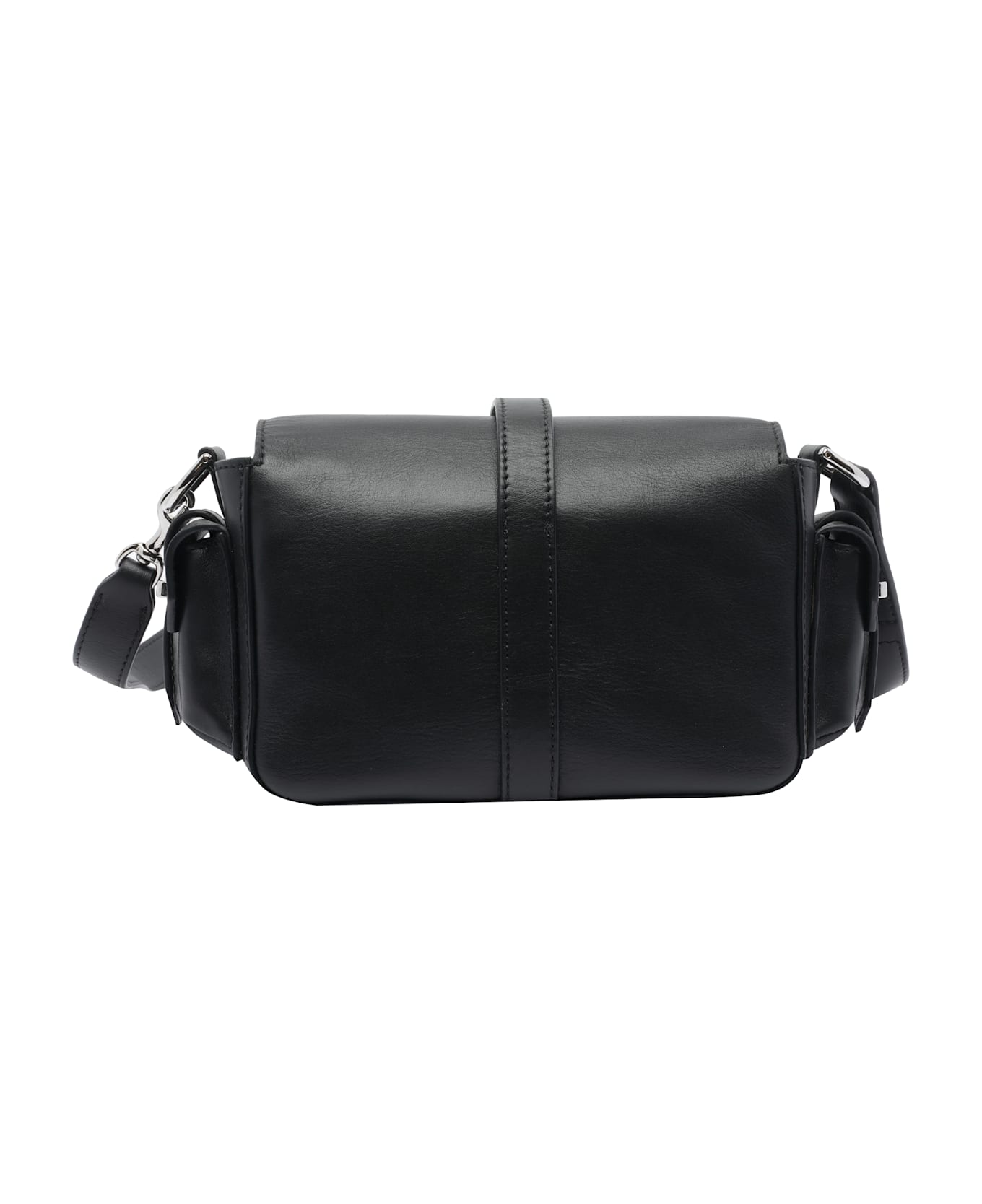 Hogan Small Flap Crossbody Bag - black