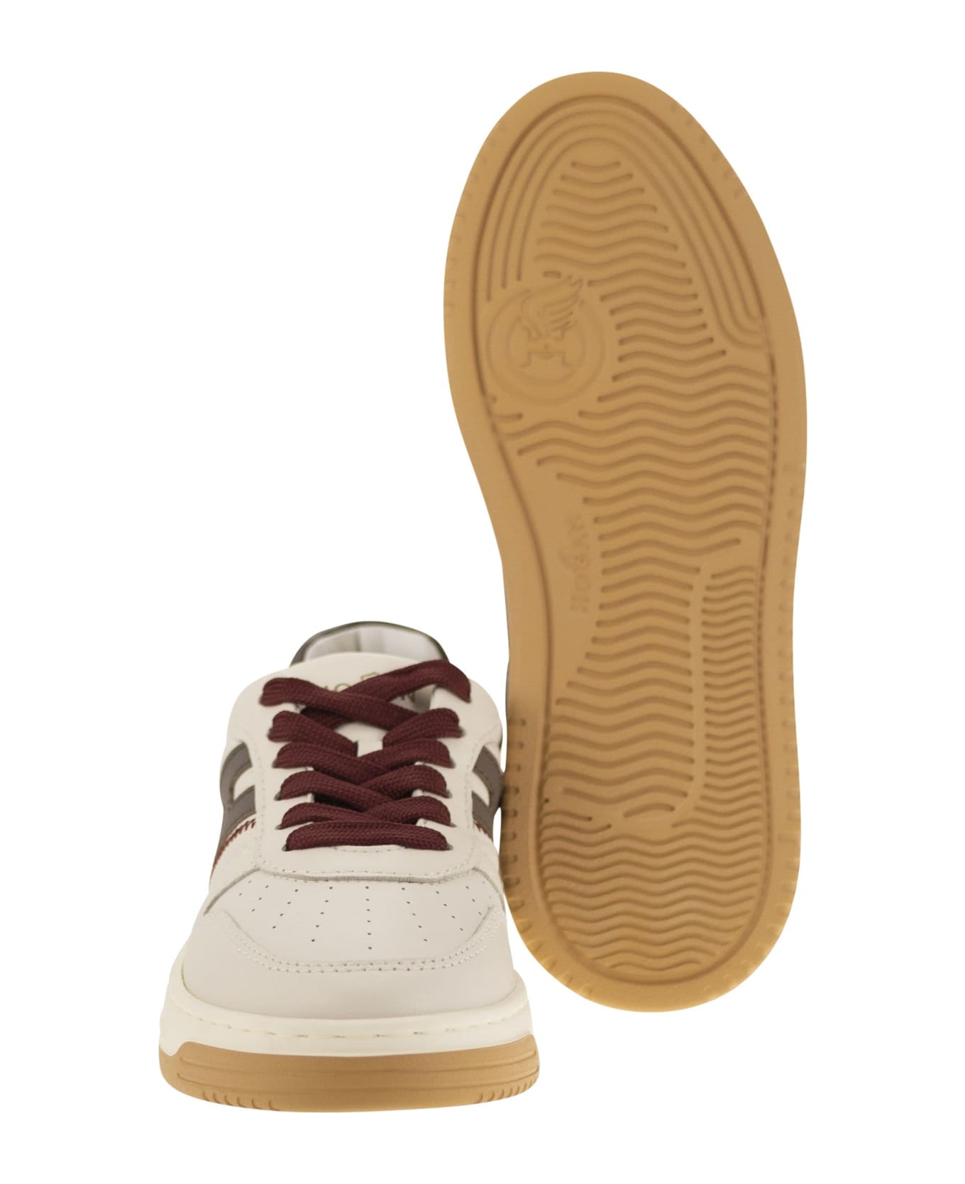 Hogan H630 - Leather Sneakers - Ivory