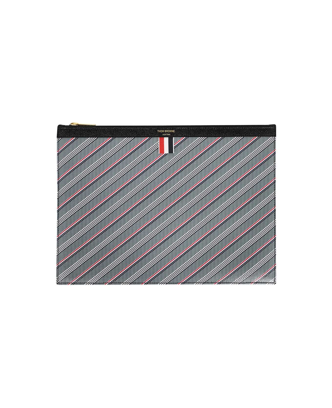 Thom Browne Briefcase With Logo - Multicolor