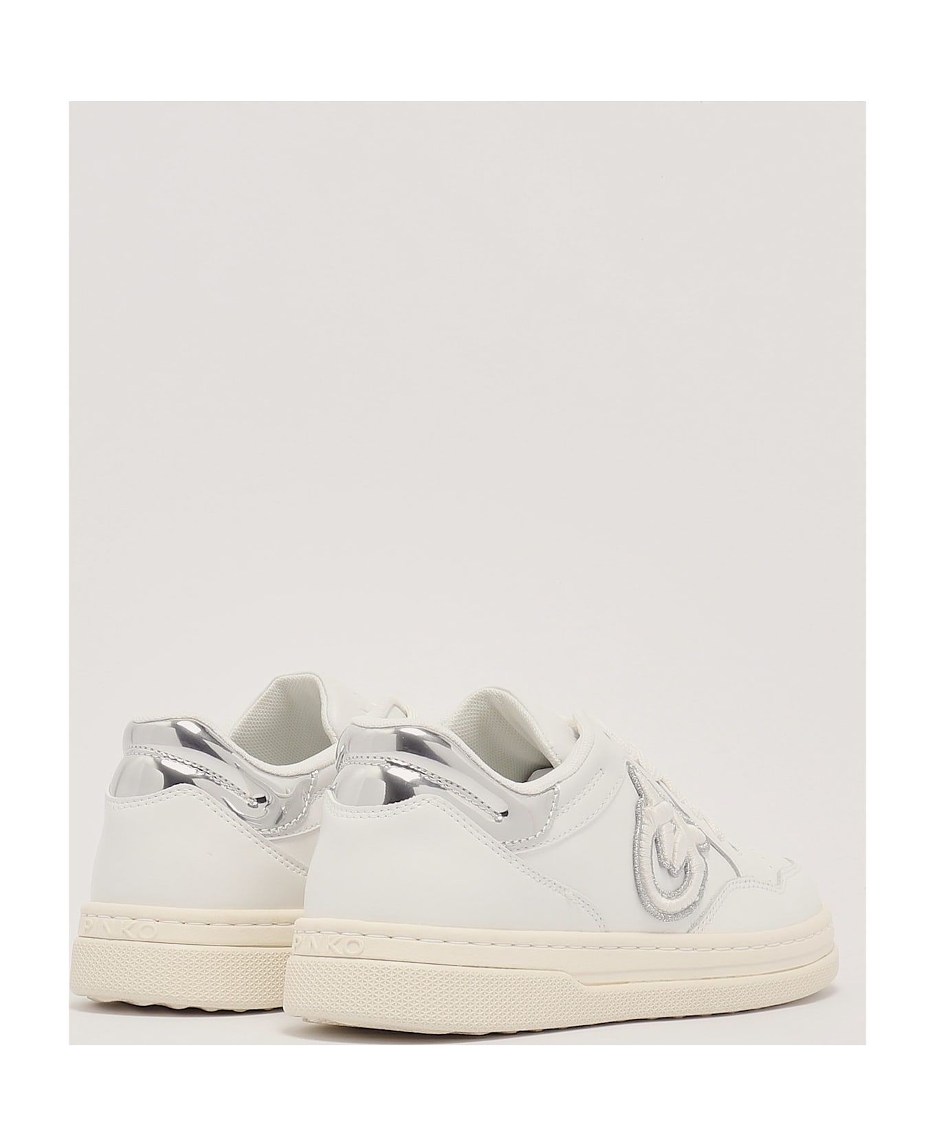 Pinko Mandy 11 Sneaker - BIANCO-ARGENTO