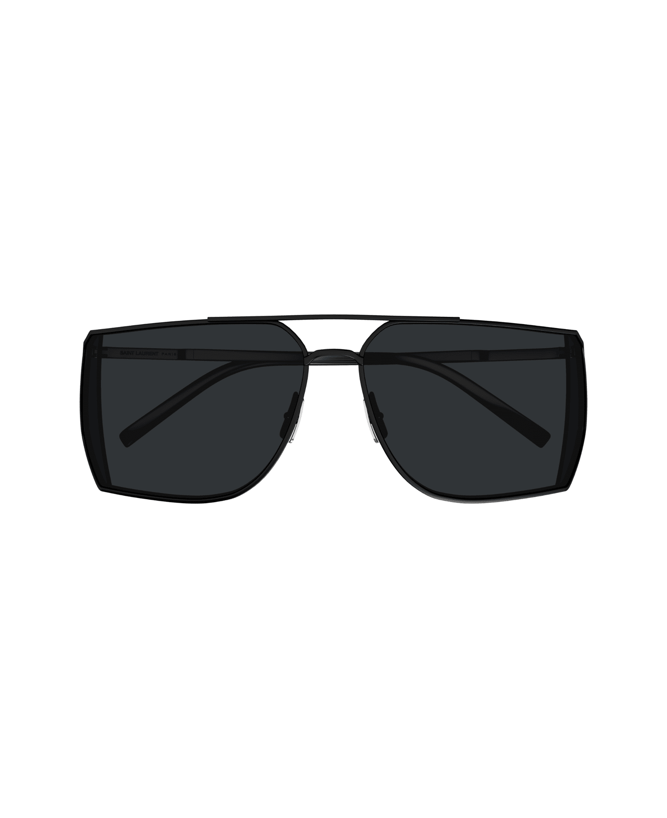 Saint Laurent Eyewear Saint Laurent Sl 750 Linea Sl Logo 001 Black Black Sunglasses - Nero