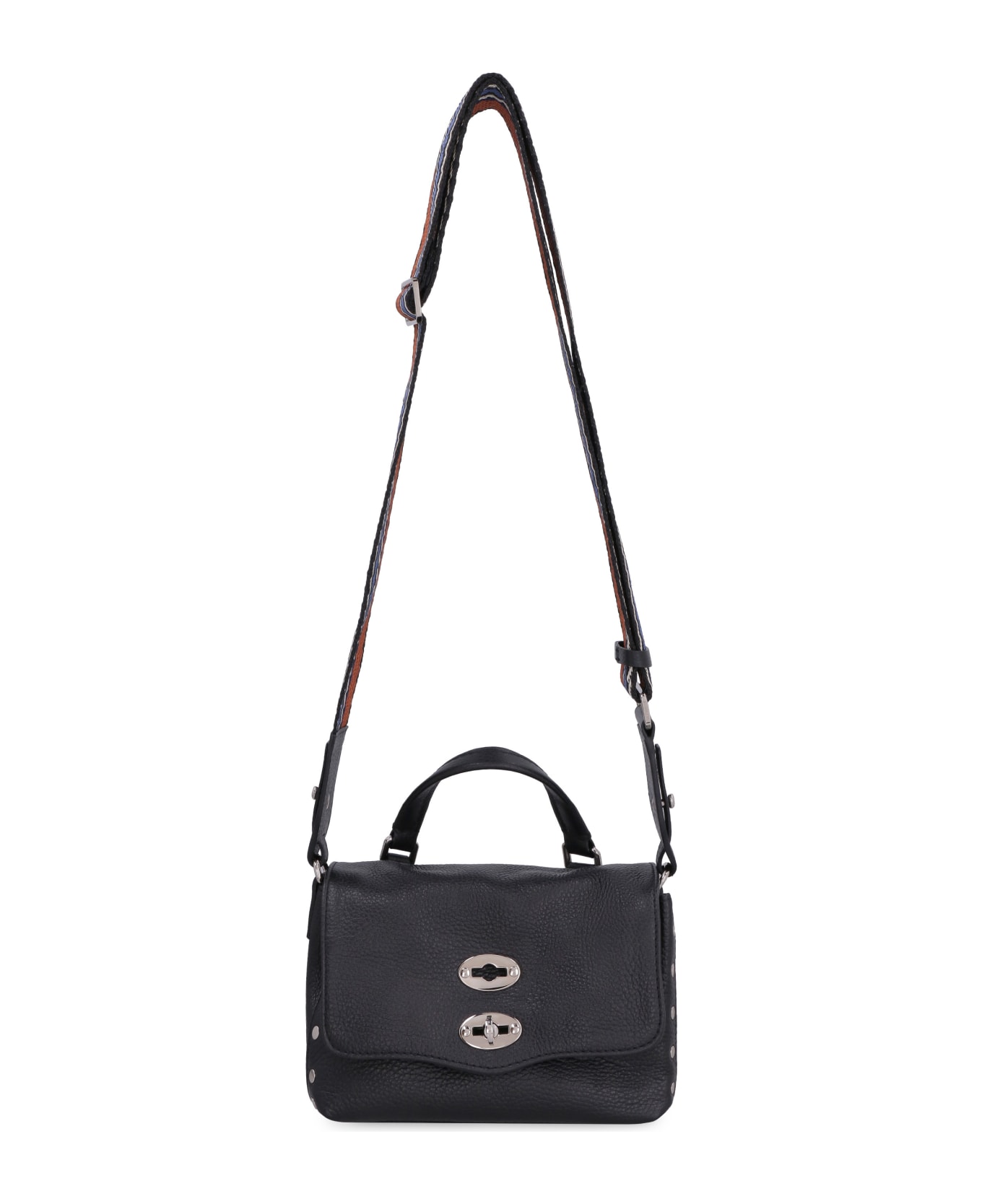Zanellato Postina Baby Leather Handbag - Black