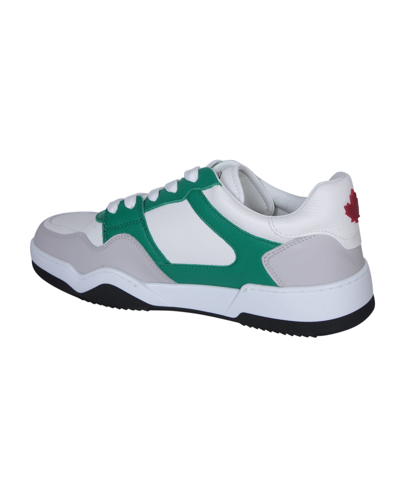 Dsquared2 Spiker White/grey/green Sneakers - White