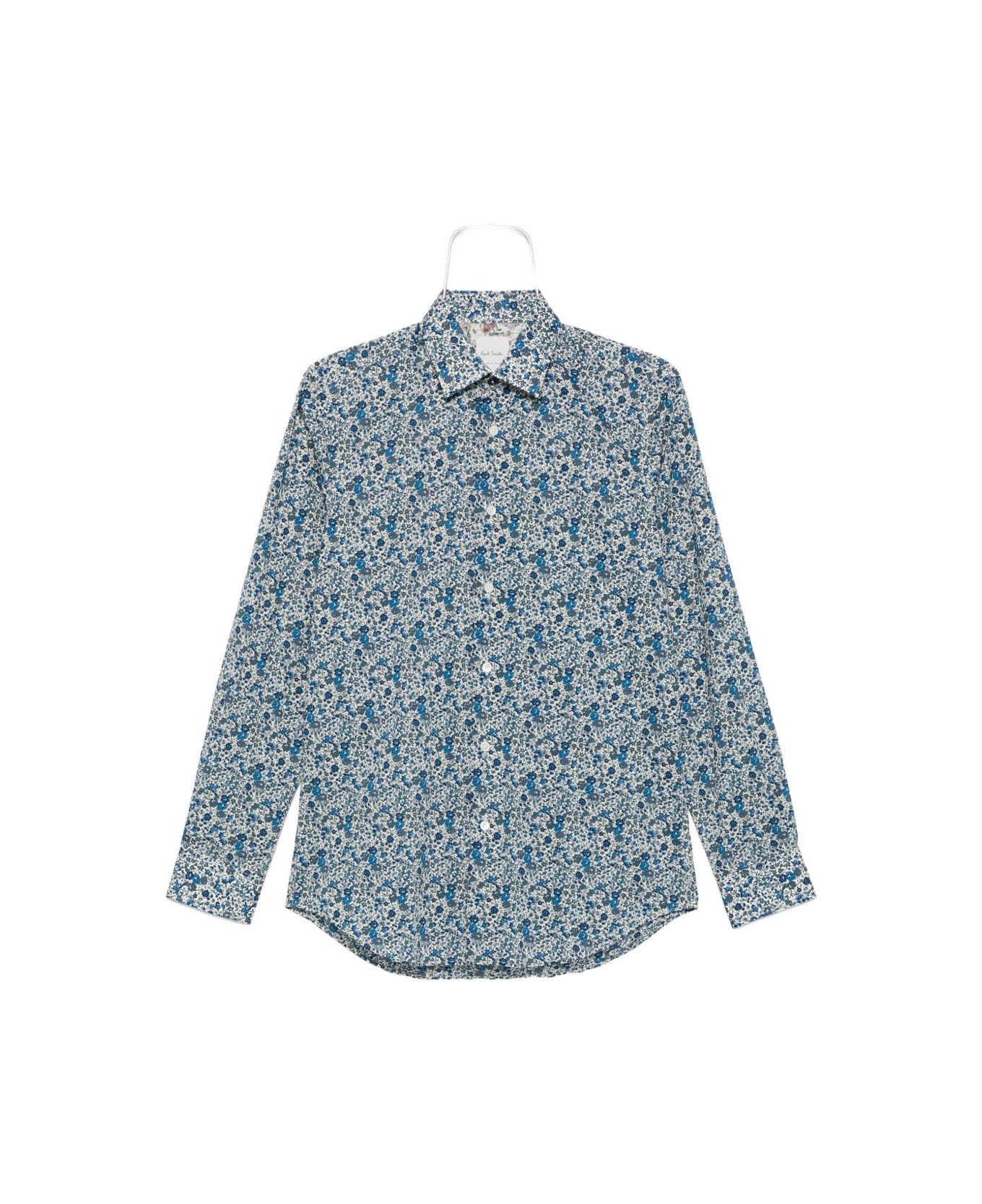 Paul Smith Printed Shirt - Clear Blue