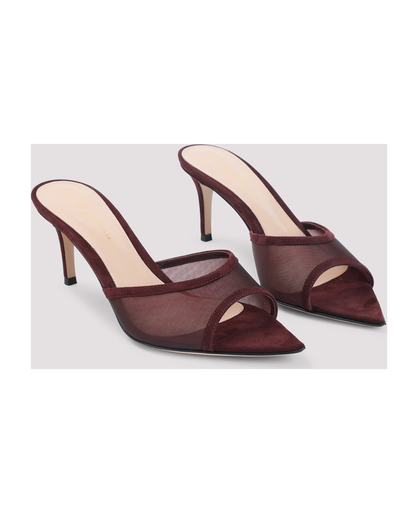 Gianvito Rossi Elle 70 Mules - Ryry Royale Royale