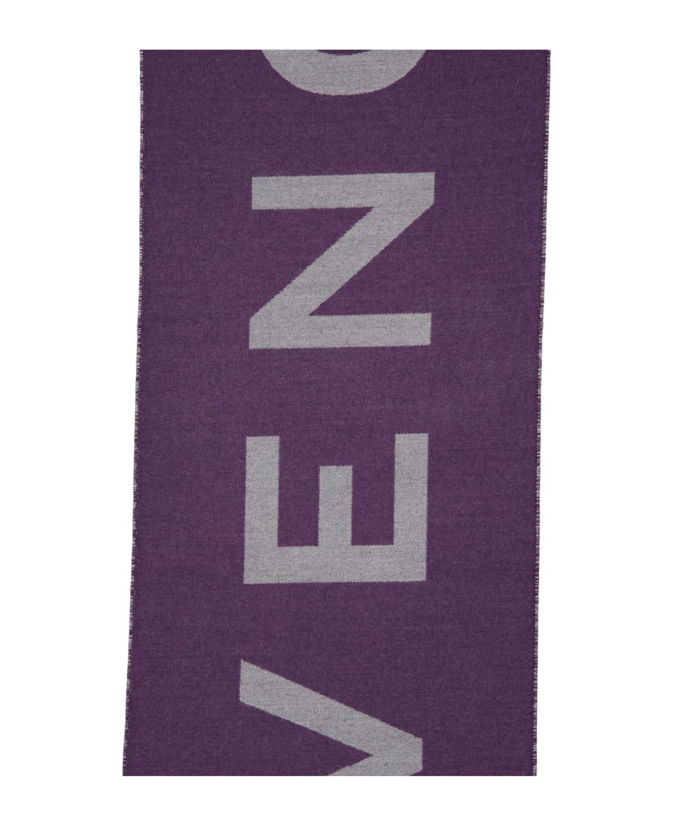 Givenchy Wool Logo Scarf - Purple