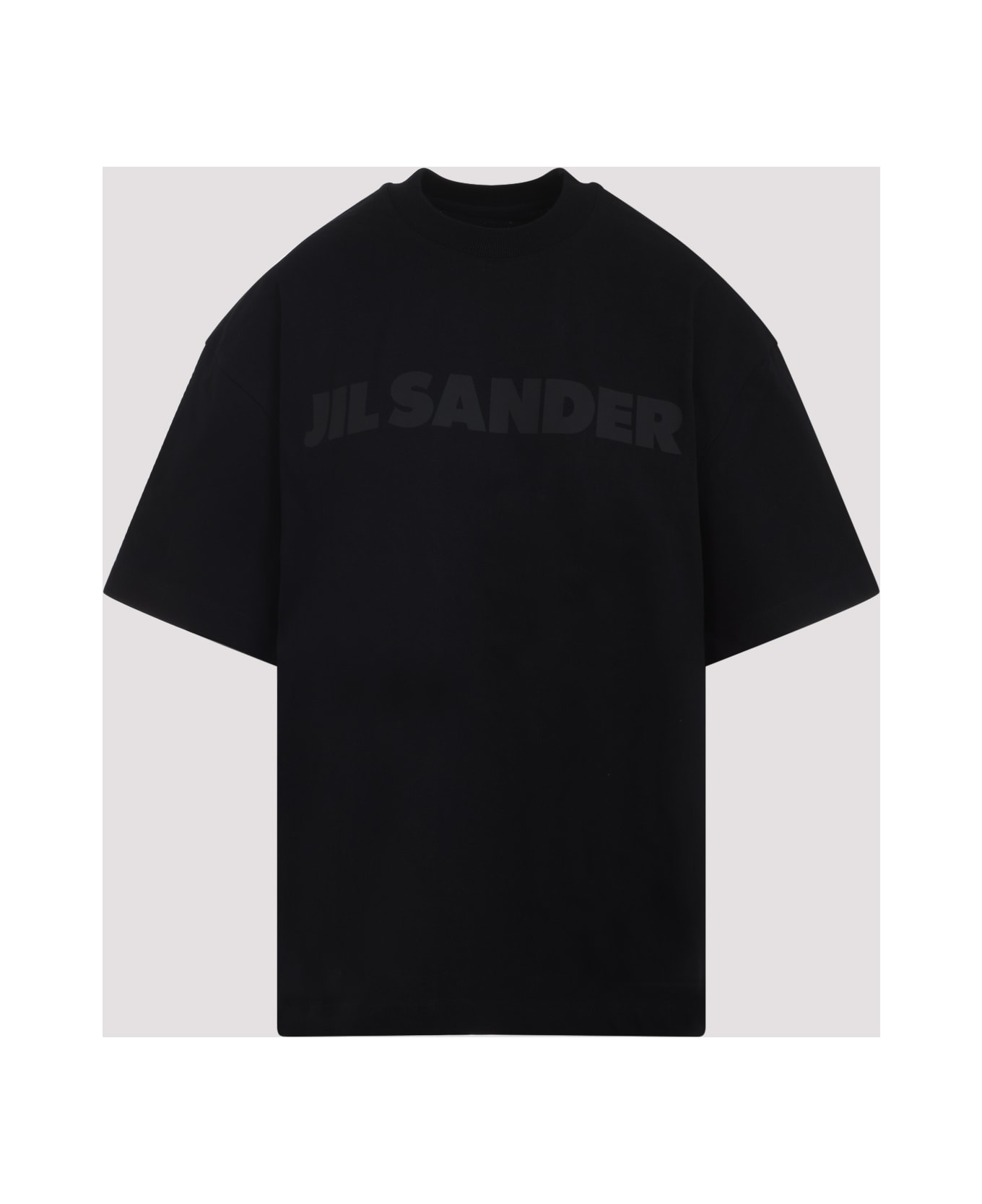 Jil Sander Logo Cotton T-shirt - Black