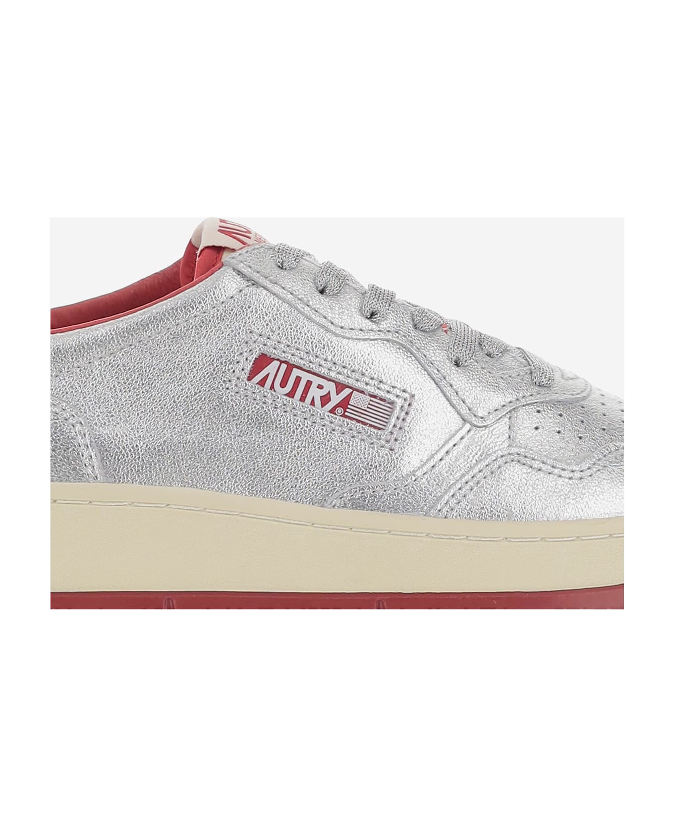 Autry Medalist Low Sneakers - Silver