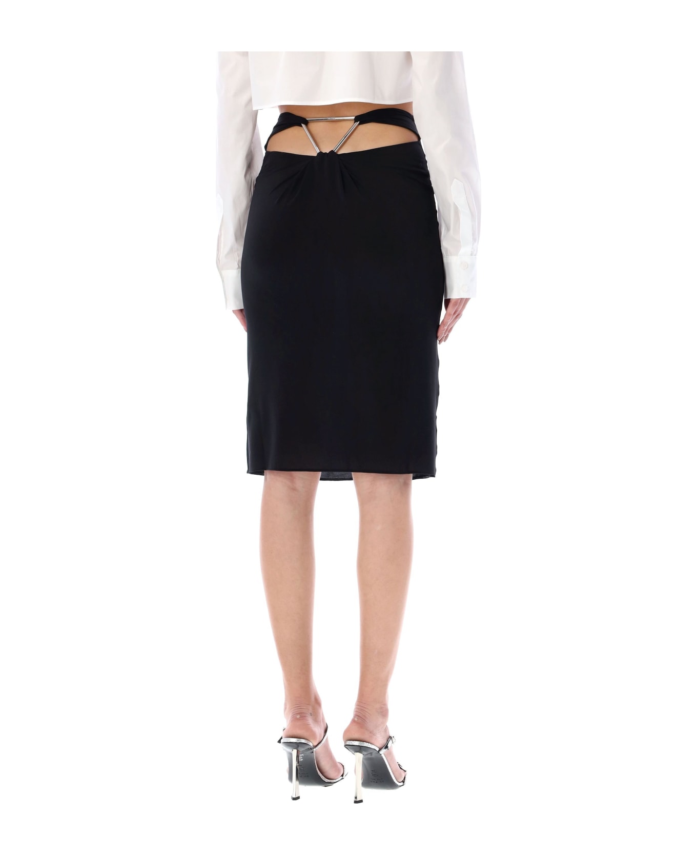 Coperni Midi Skirt Triangle - BLACK スカート
