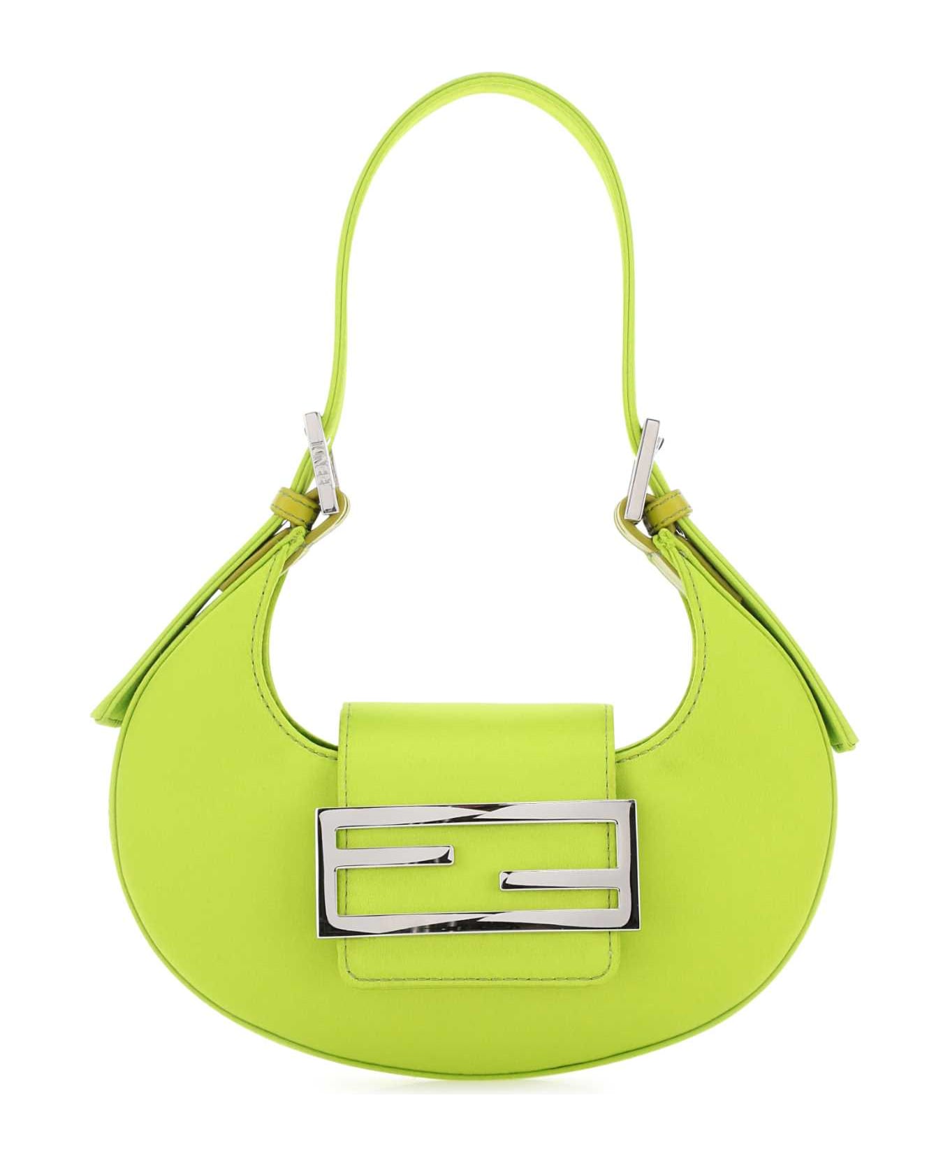 Fendi Acid Green Leather Mini Fendi Cookie Handbag - F1J3R トートバッグ