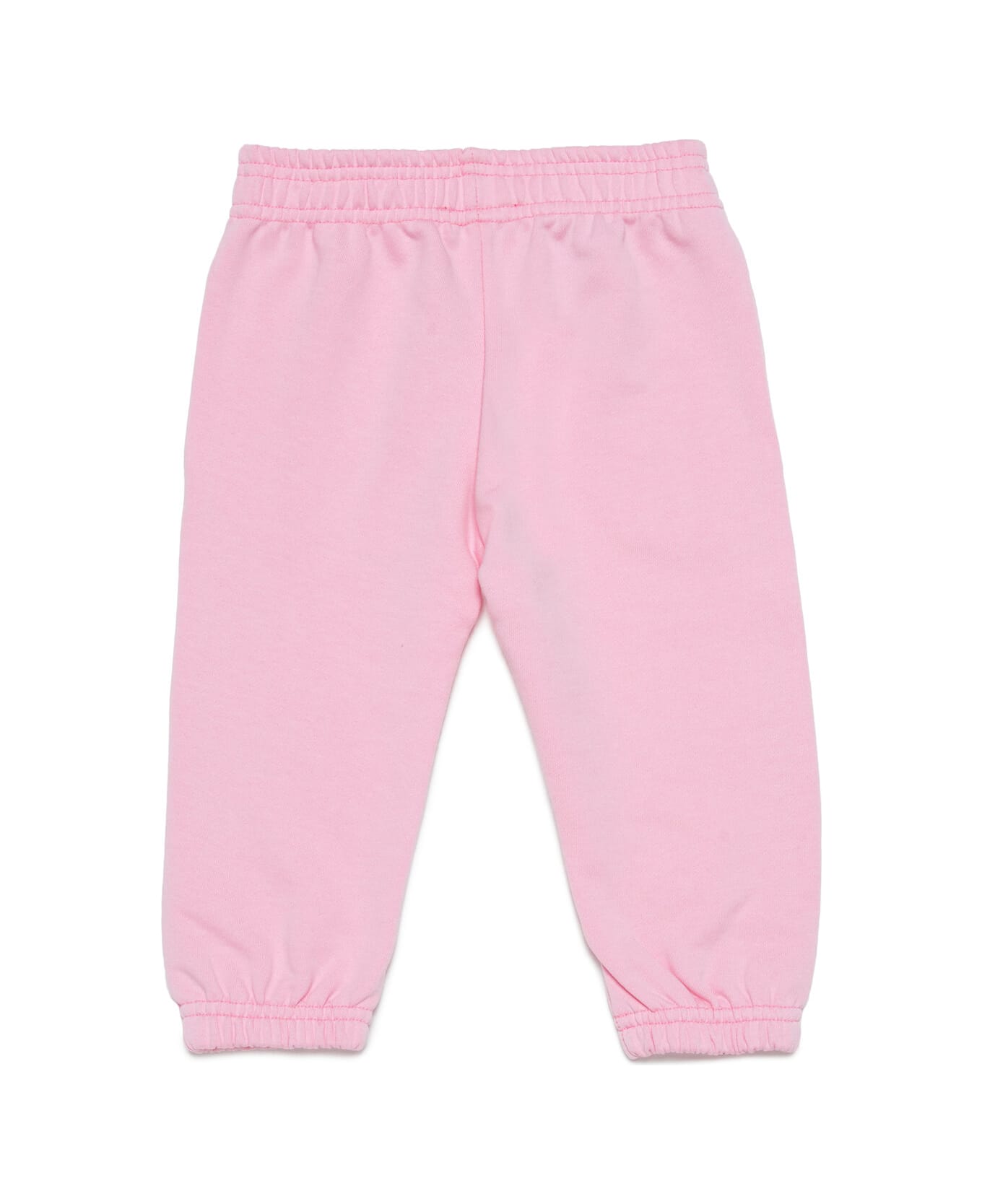 Diesel Pleniub Trousers Diesel Pastel Pink Fleece Pants With Contrasting Logo - Pastel pink