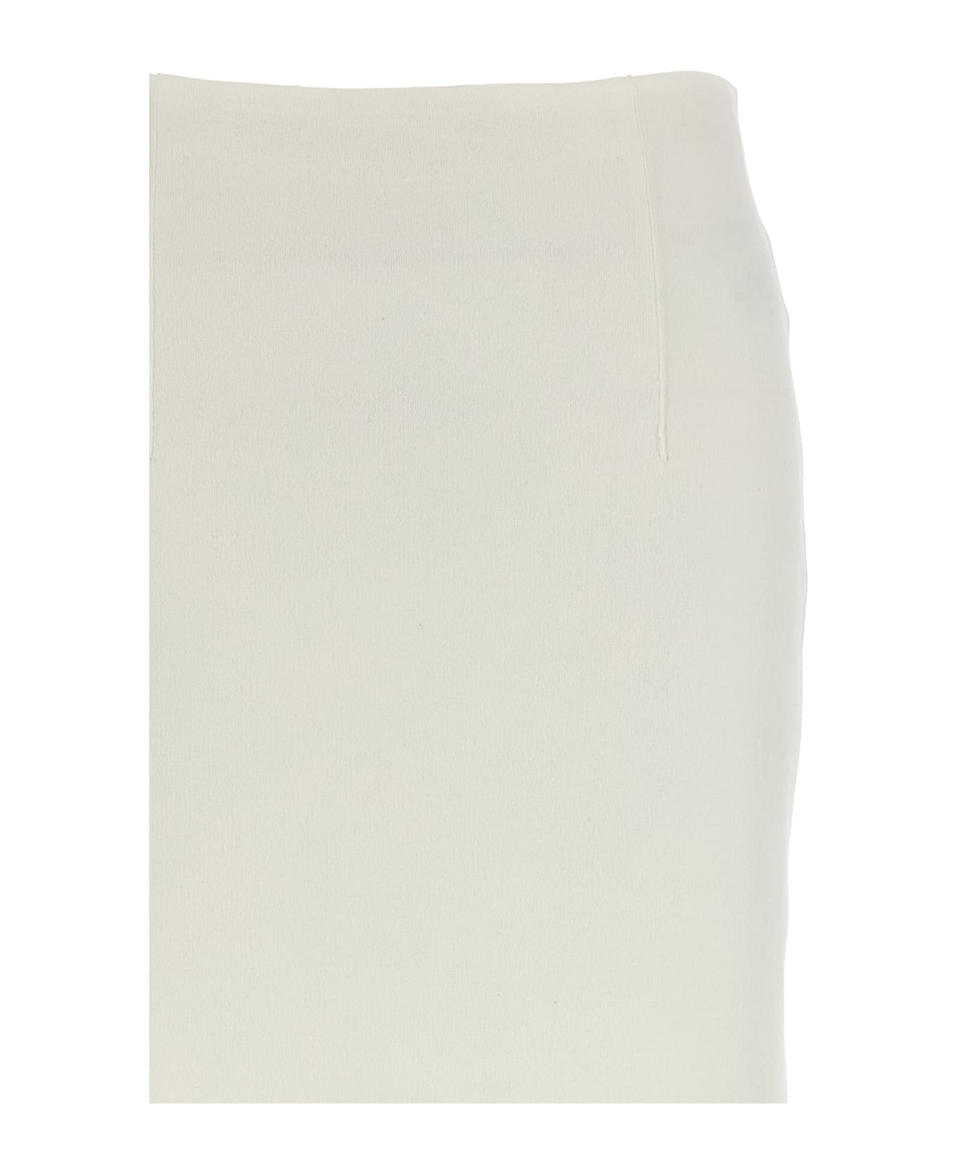 Auralee Double Face Knit Skirt - White