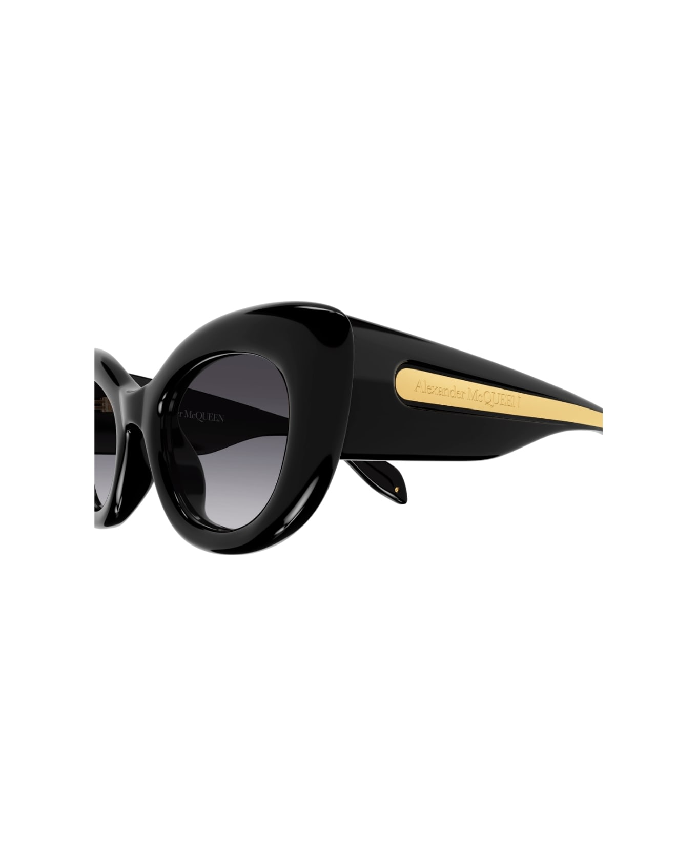 Alexander McQueen Eyewear AM0403s 001 Sunglasses - Nero