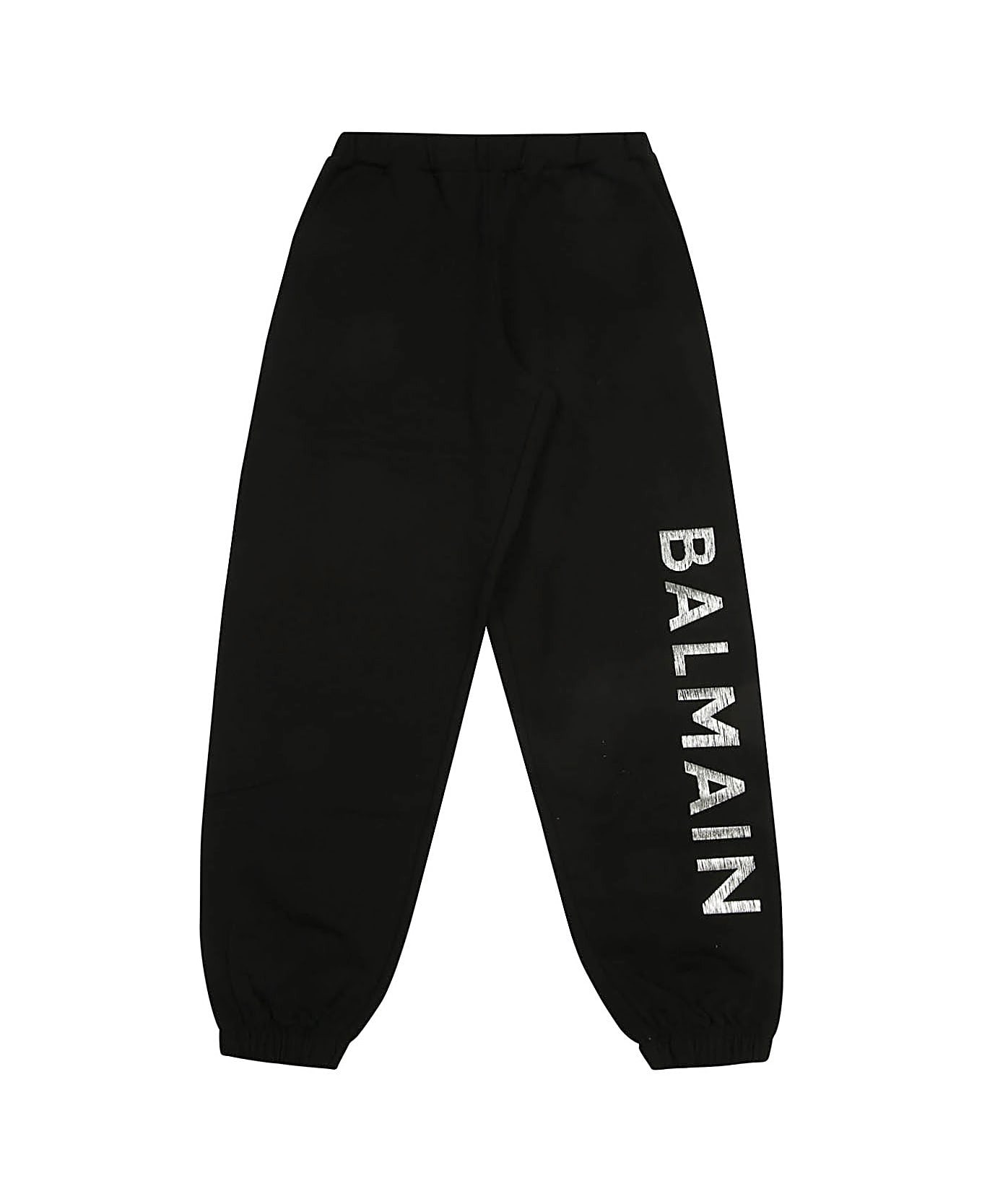 Balmain Logo-printed Jersey Pants - Black