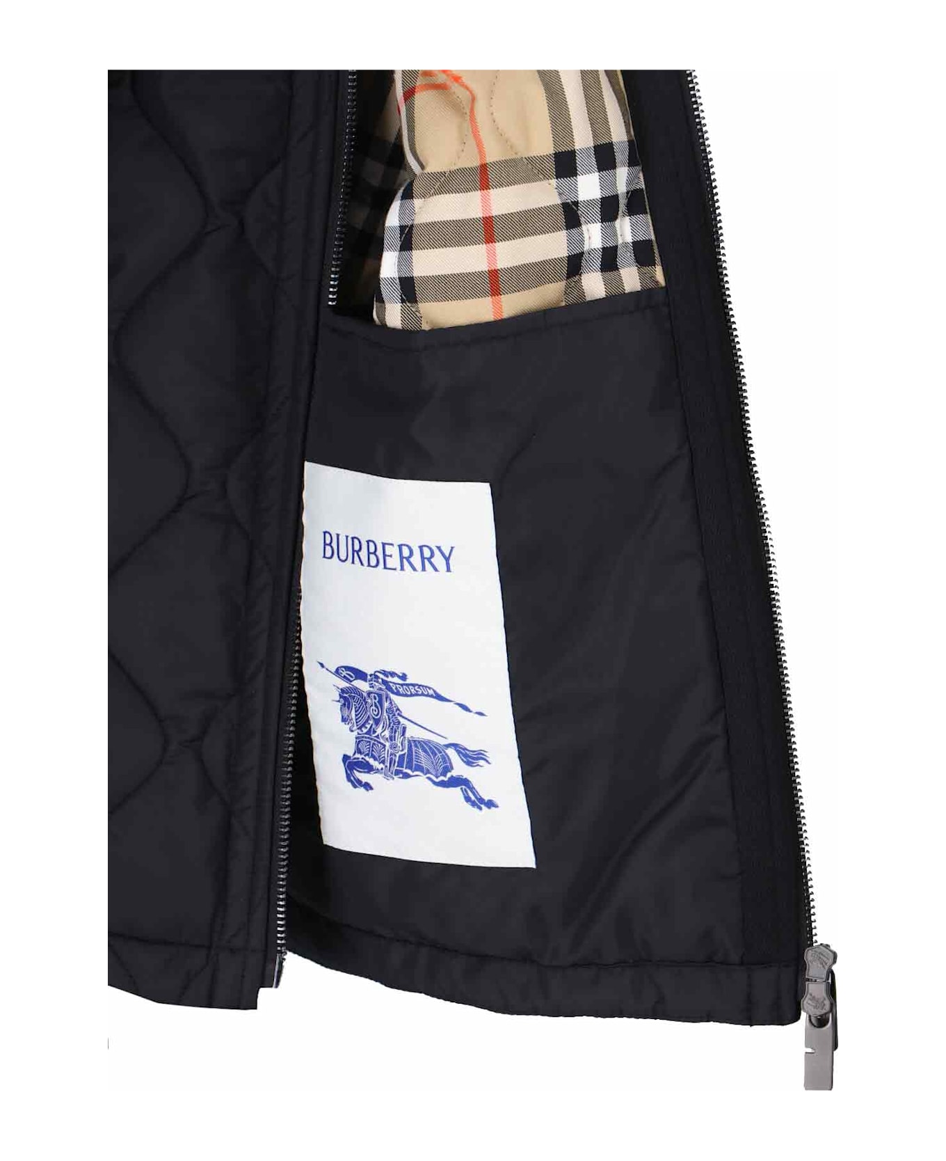 Burberry Quilted Vest - BLACK