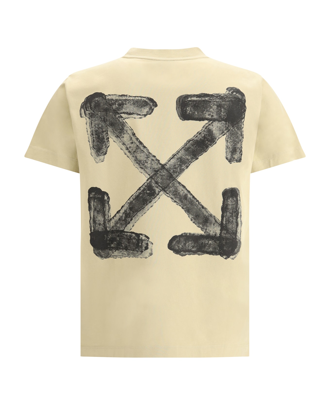 Off-White Spray Arrow T-shirt - Creme Brulee