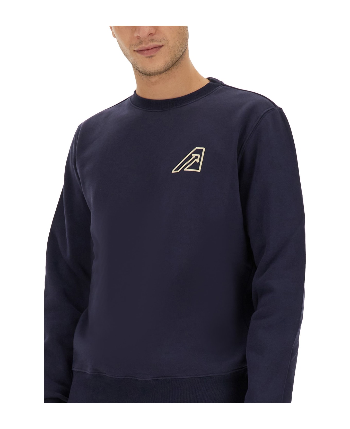 Autry Icon Crewneck Sweatshirt - BLUE