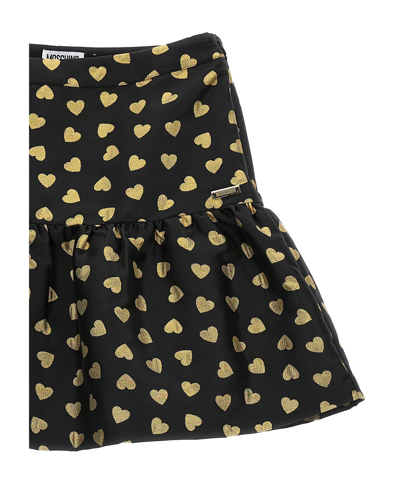 Moschino Heart Flounce Skirt - Multicolor