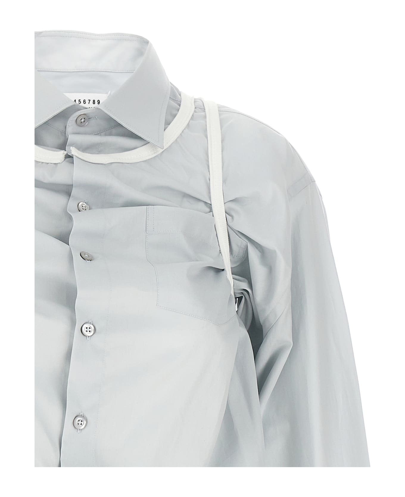 Maison Margiela Layered Shirt - Light Blue