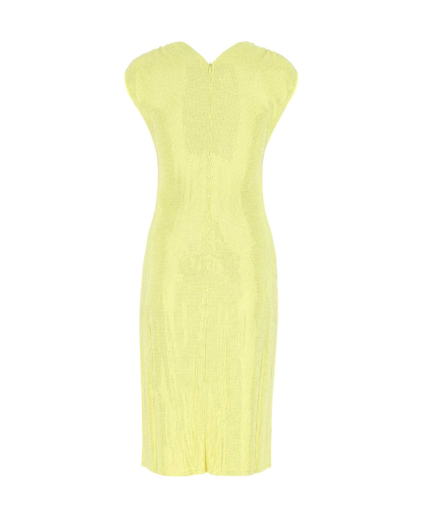 Bottega Veneta Embellished Stretch Viscose Blend Dress - 7400