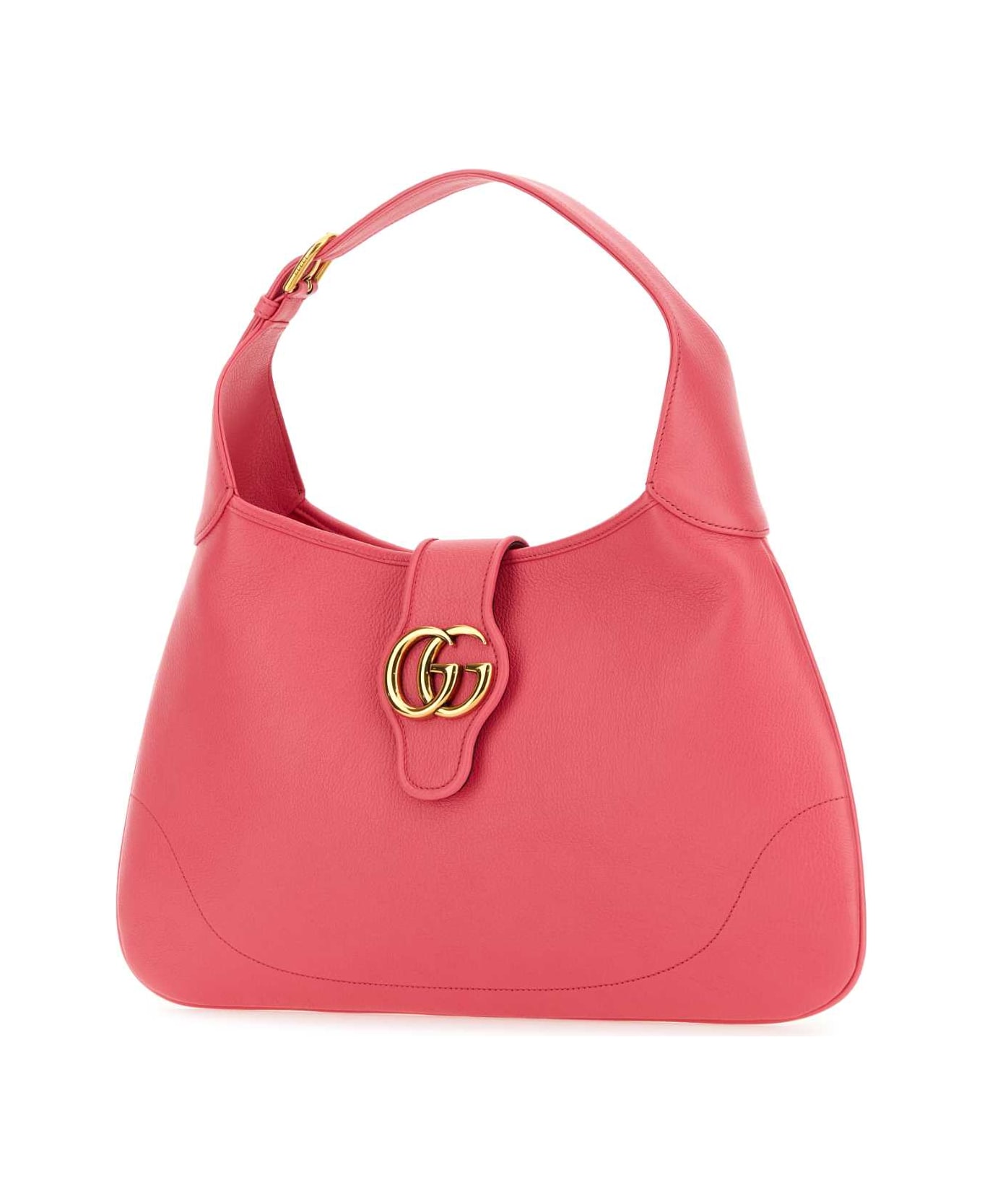 Gucci Fuchsia Leather Aphrodite Shoulder Bag - RHODAMINEPINK