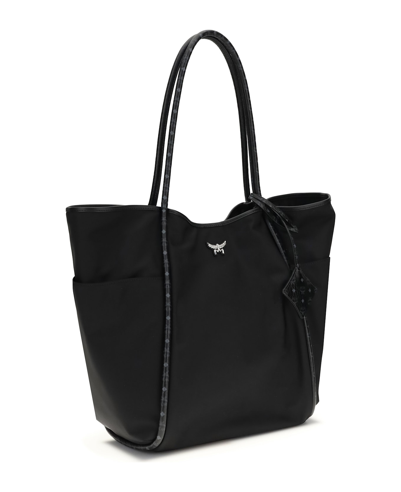 MCM Aren Fbr Shopper Xlrg Bk