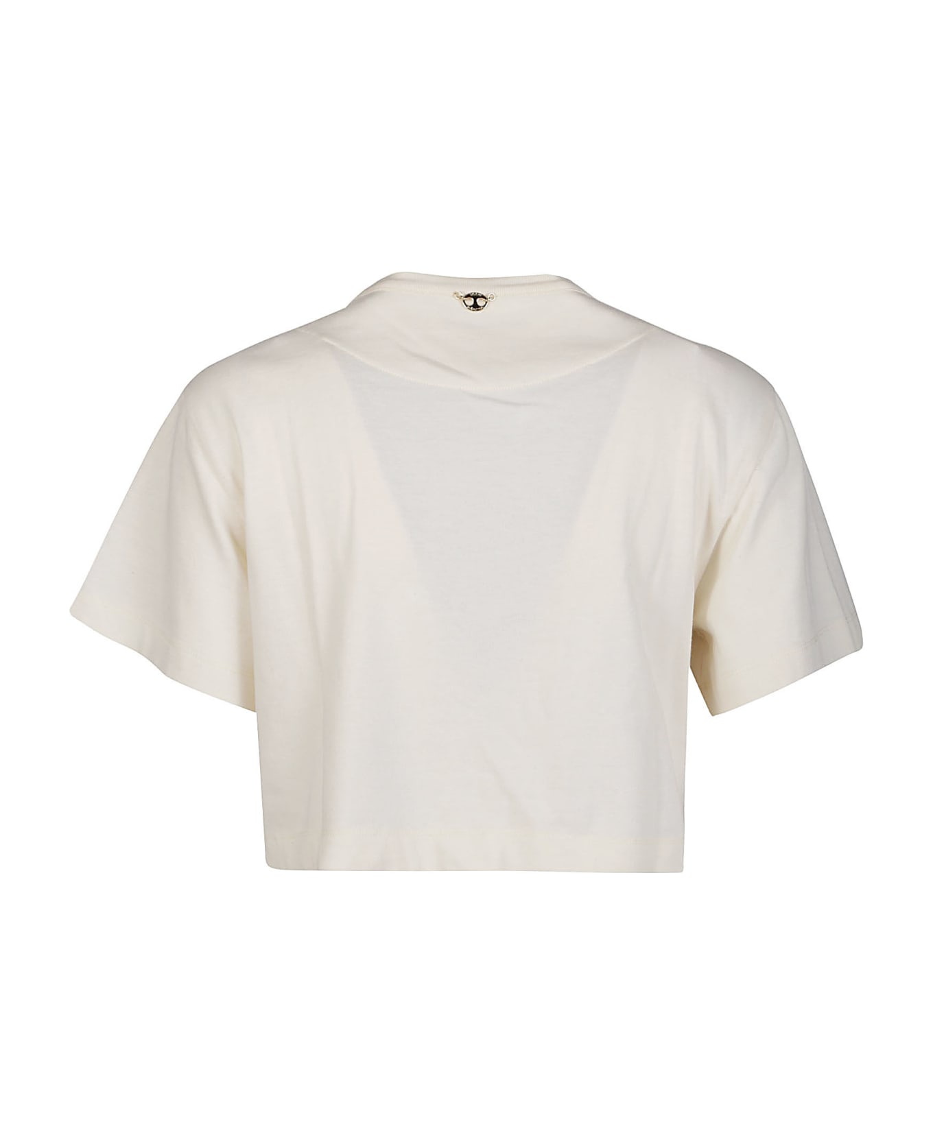 Paco Rabanne Cropped T-shirt - Nude