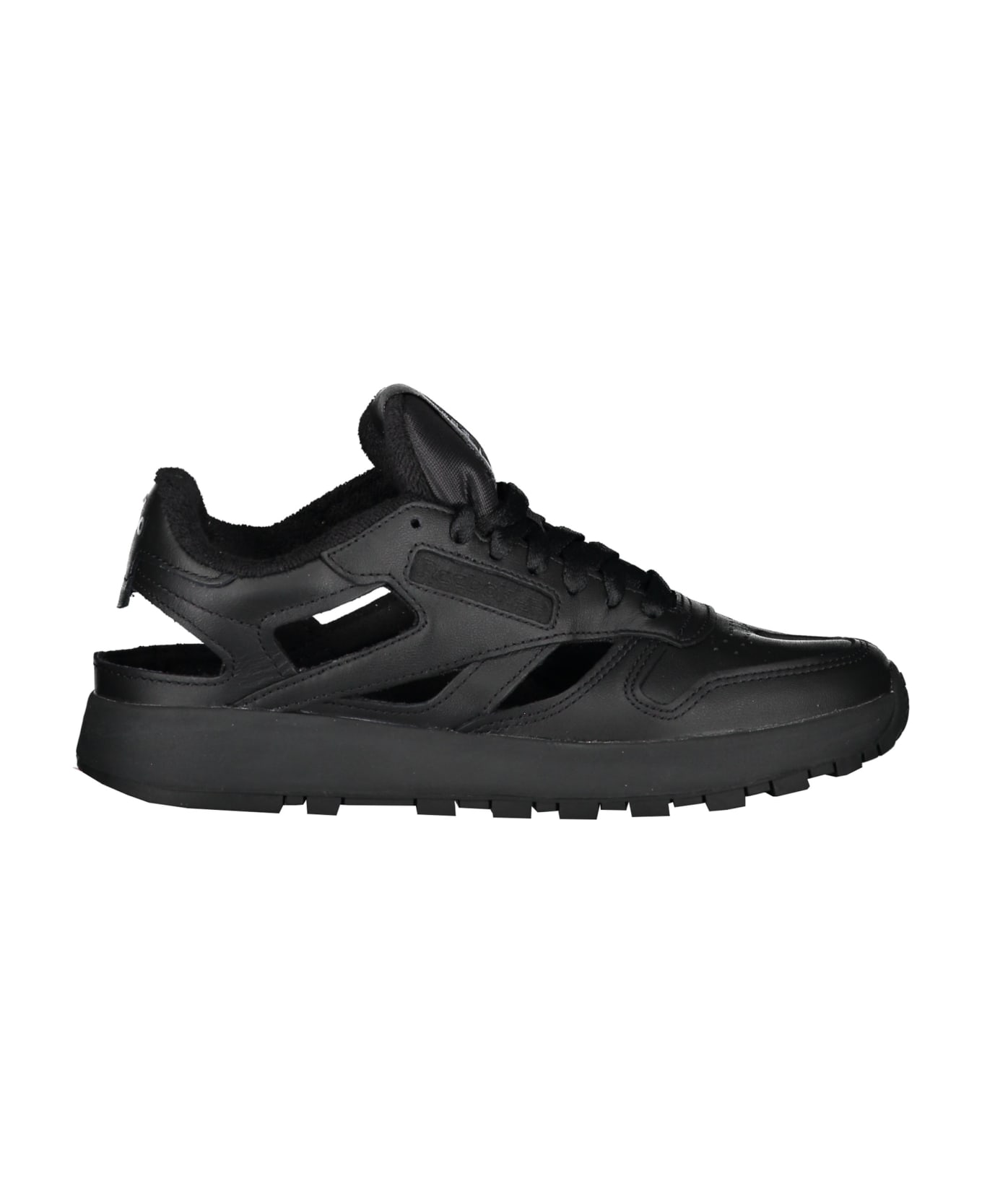 Maison Margiela Leather Low-top Sneakers - black