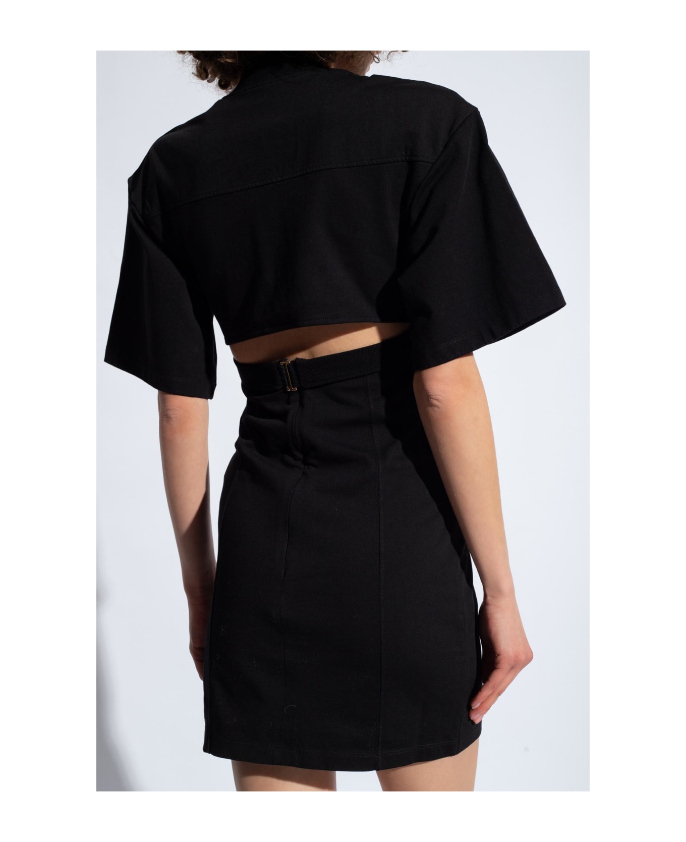 Jacquemus Bahia T-shirt Dress - Black ワンピース＆ドレス