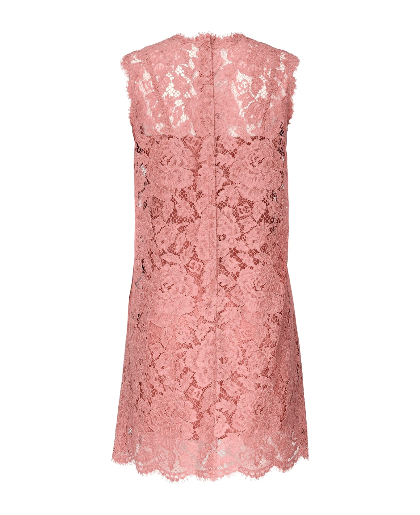 Dolce 
Gabbana Floral Lace Dress - Pink