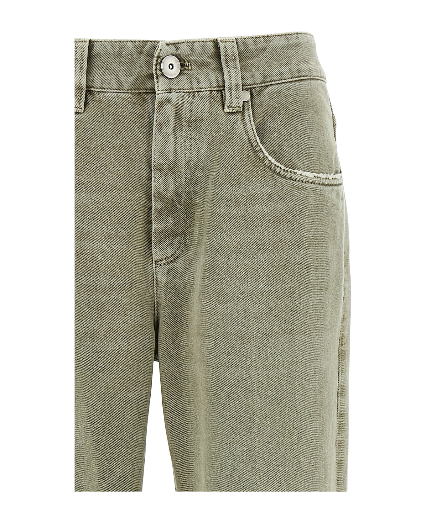 Brunello Cucinelli Wide Leg Jeans - Green