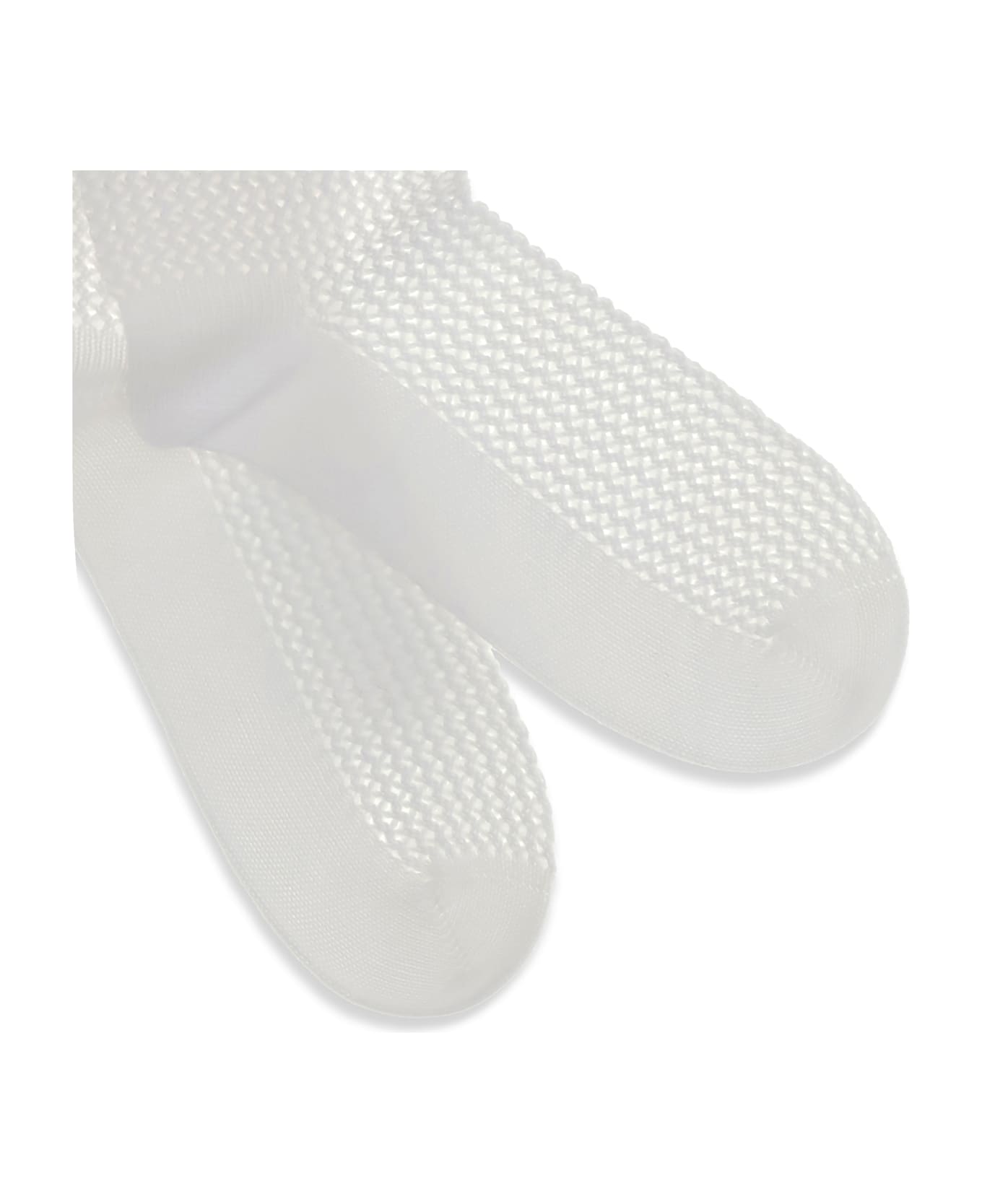 Brunello Cucinelli Waffle Stitch Cotton Knit Socks