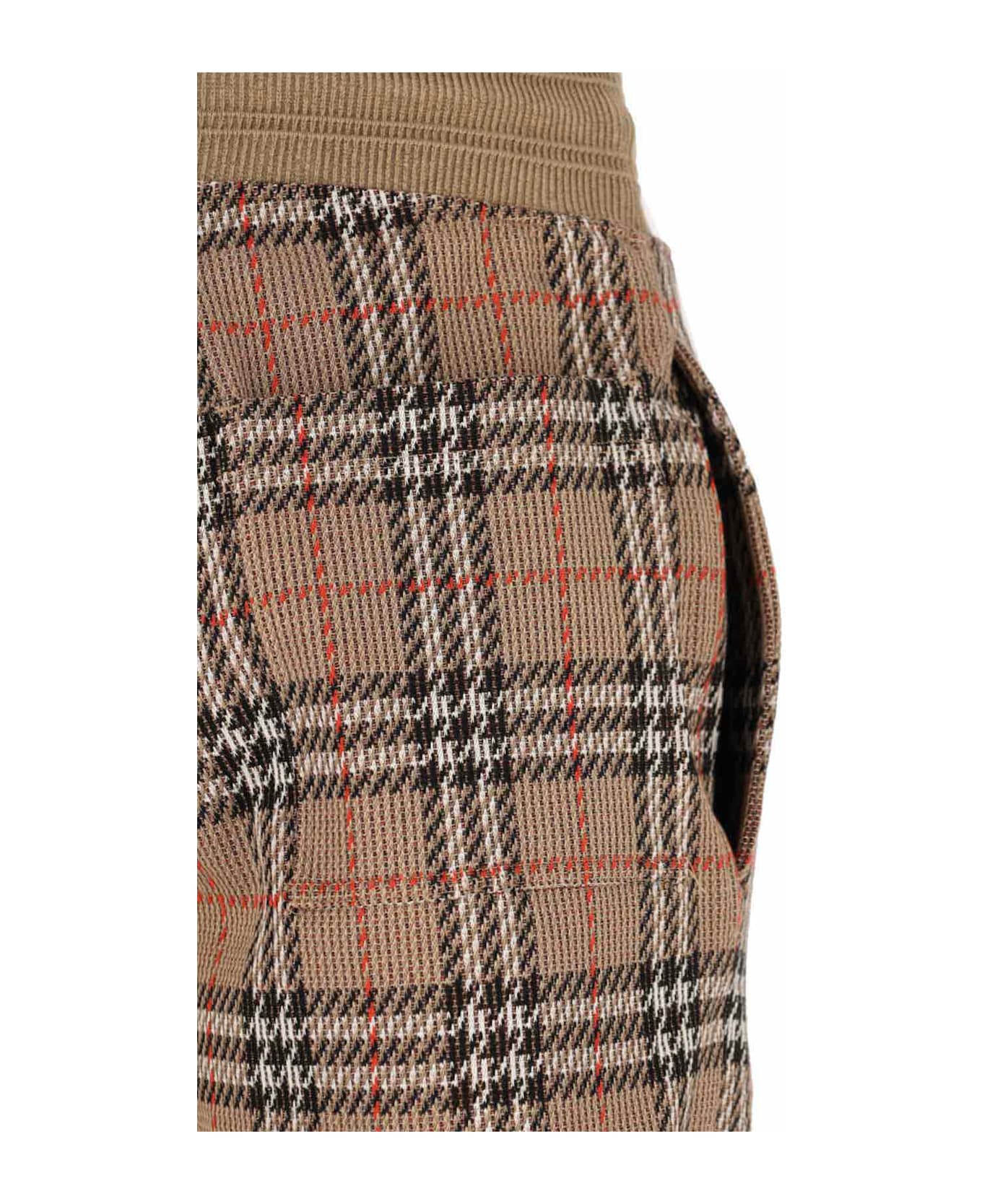 Burberry 
check
 Track Pants - Beige