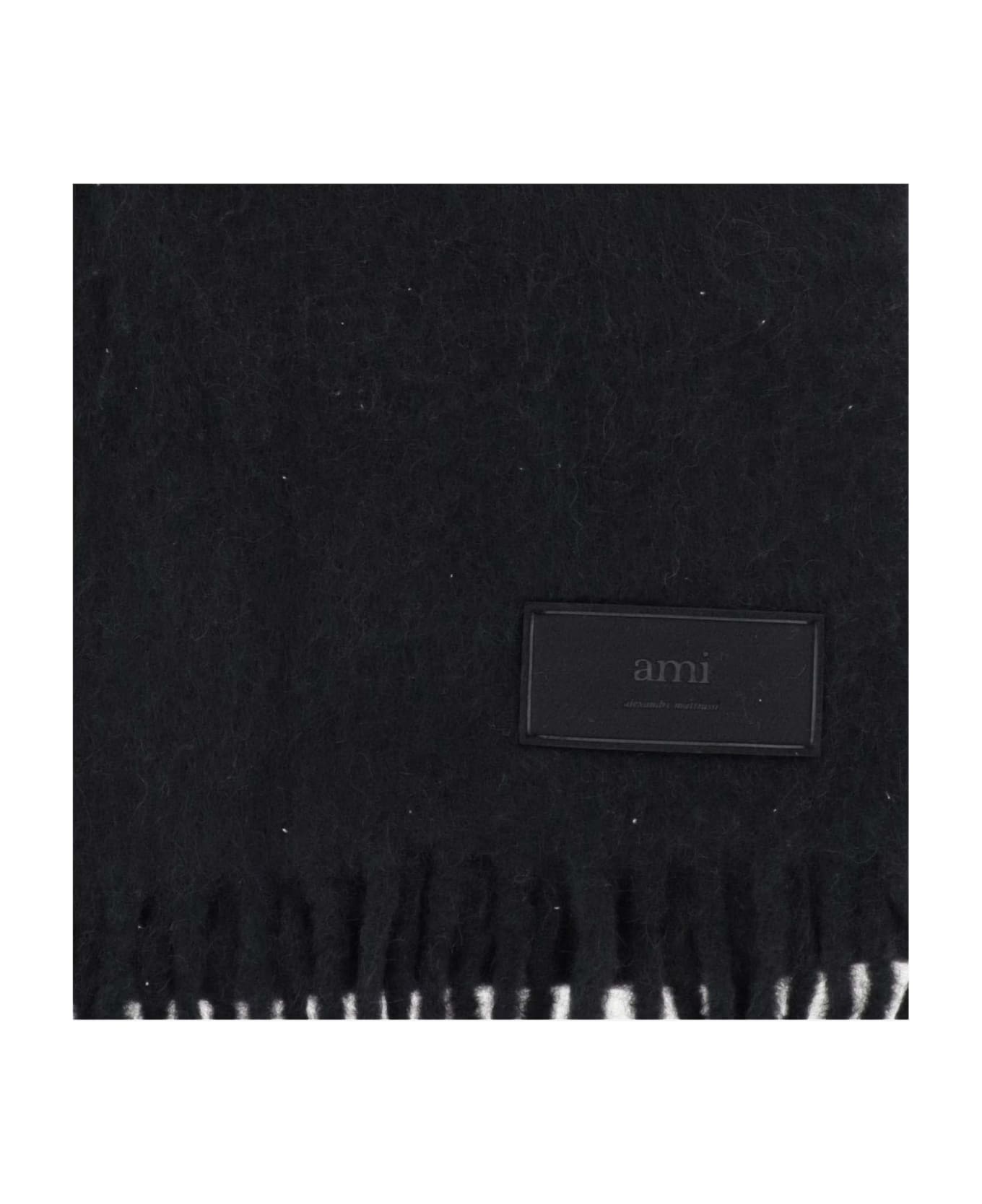 Ami Alexandre Mattiussi Alpaca Blend Scarf - Black
