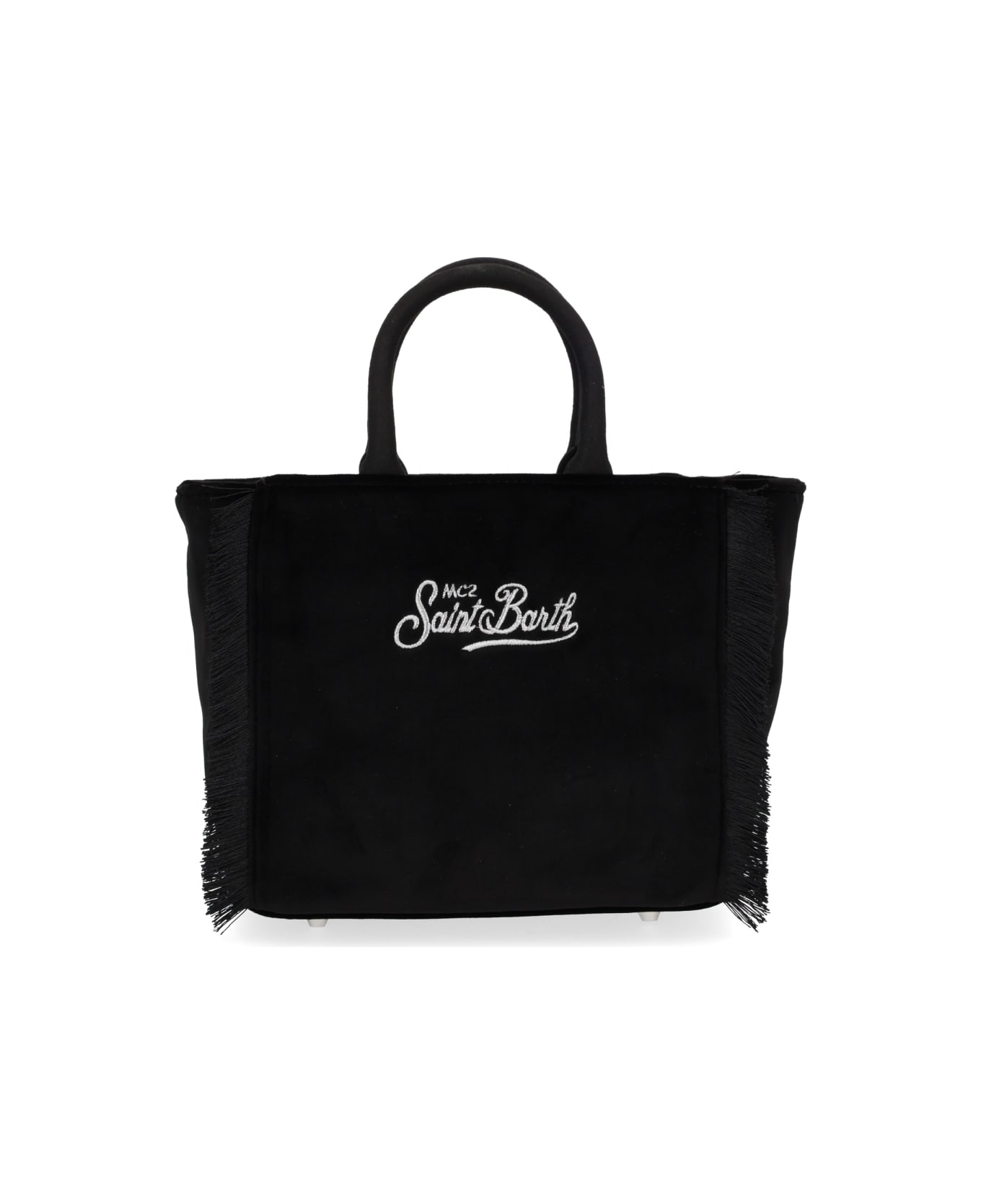 MC2 Saint Barth "mini Velvet" Tote Bag - BLACK
