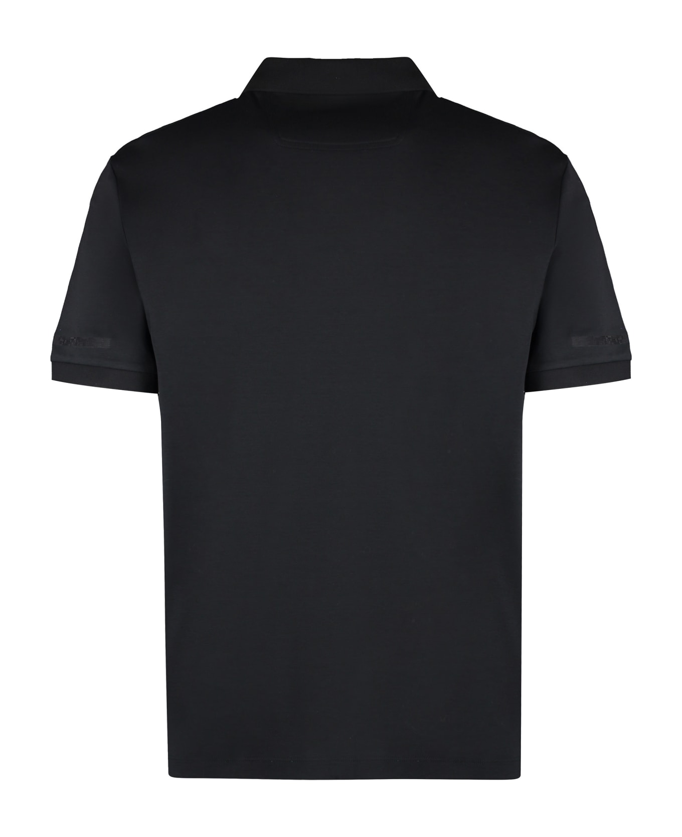 Hugo Boss Short Sleeve Cotton Polo Shirt - black