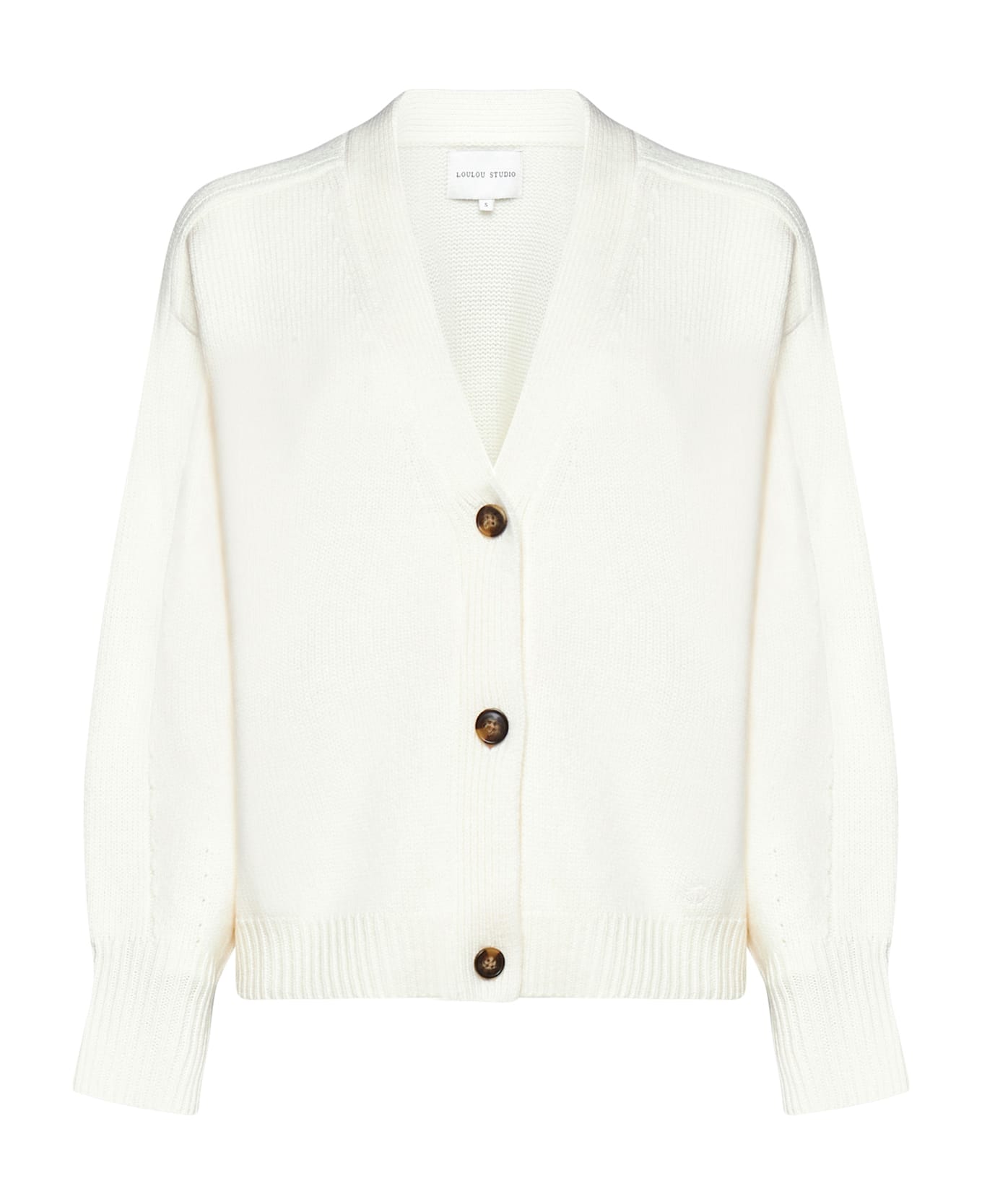 Loulou Studio Cardigan - White