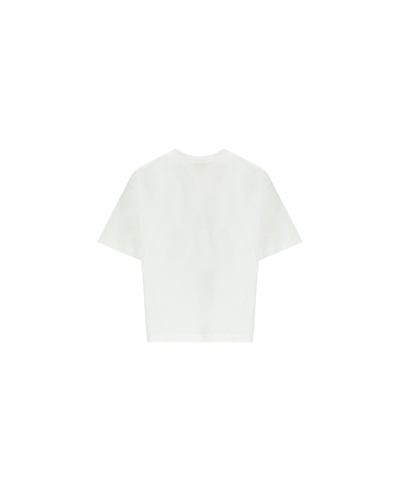 Elisabetta Franchi Oversize T-shirt - Gesso Tシャツ