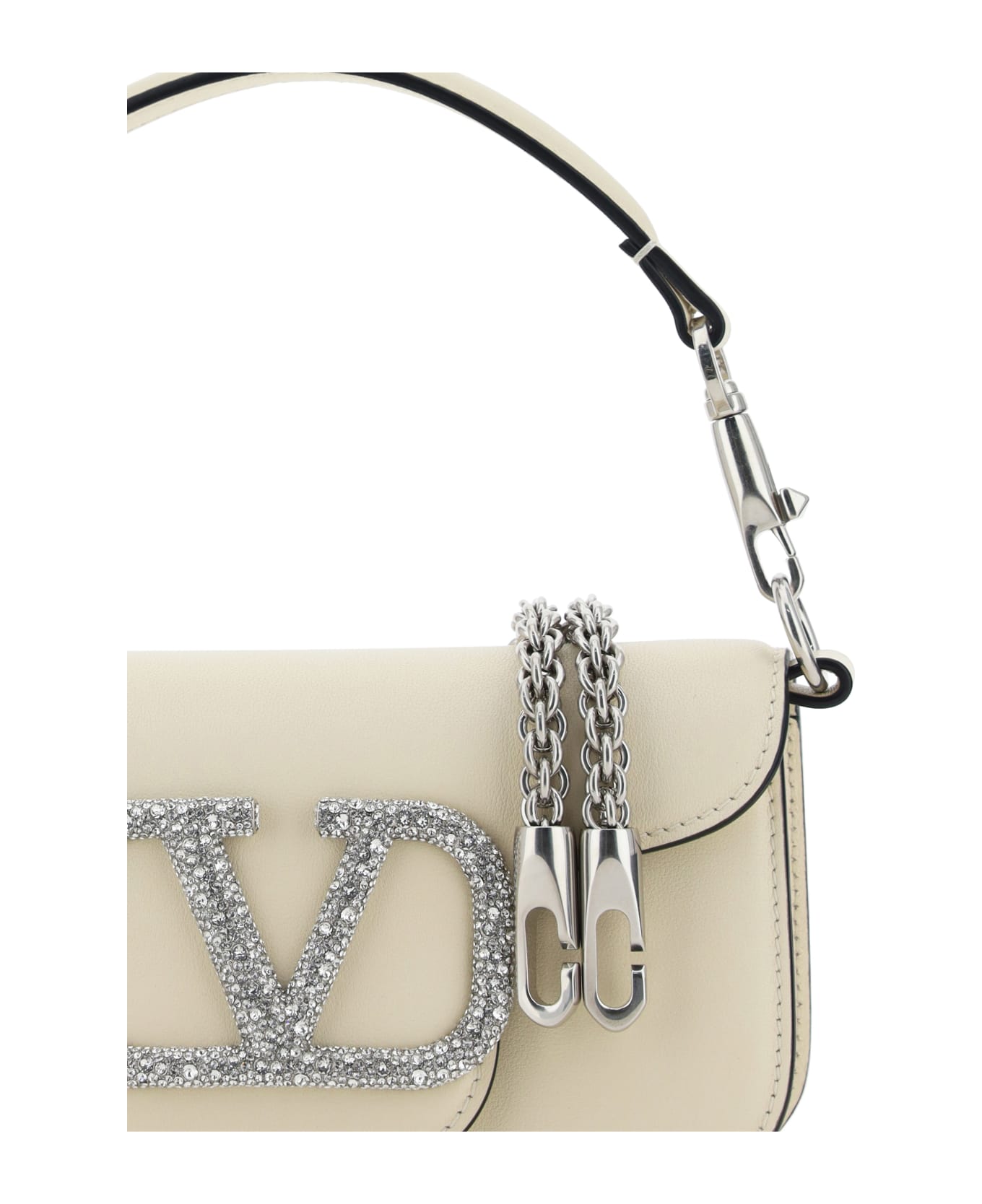 Valentino Garavani Loco Small Handbag - Light ivory/l.ant