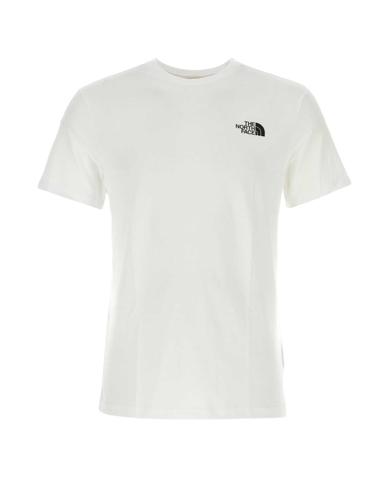 The North Face White Cotton T-shirt - TNF WHITE