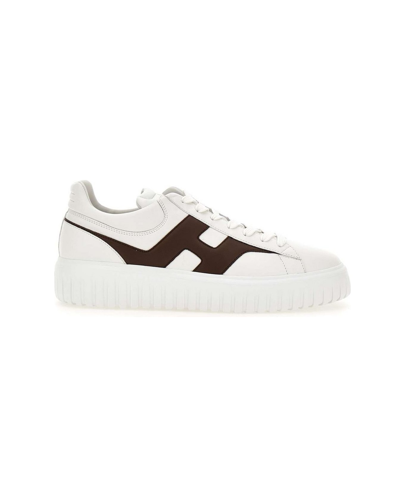 Hogan H-stripes Low-top Sneakers Hogan - WHITE