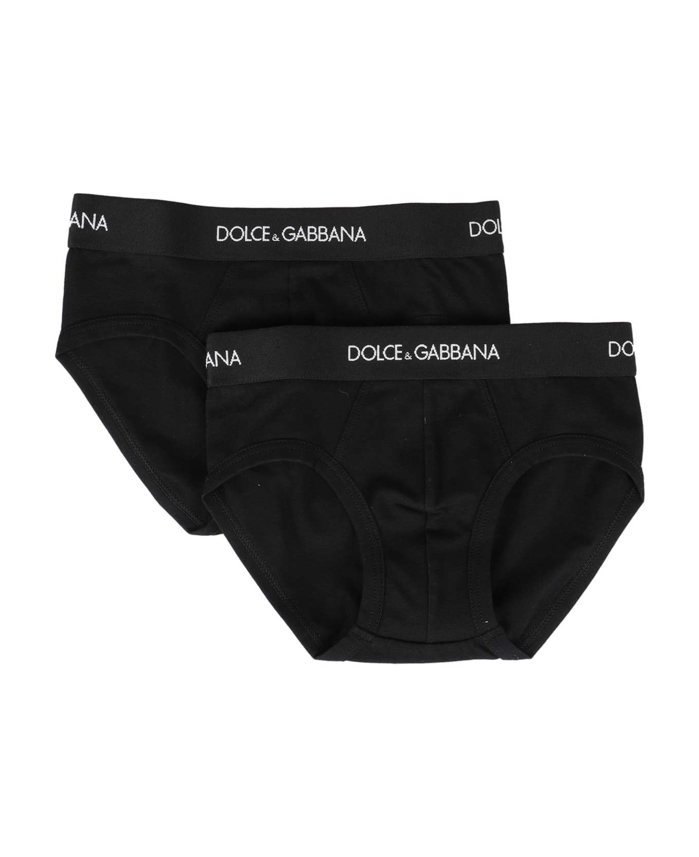 Dolce & Gabbana Bipack Slip - Nero