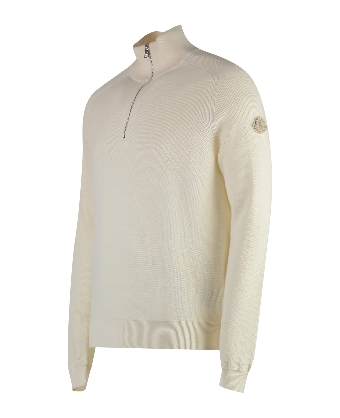 Moncler Cotton Blend Sweater - panna ニットウェア
