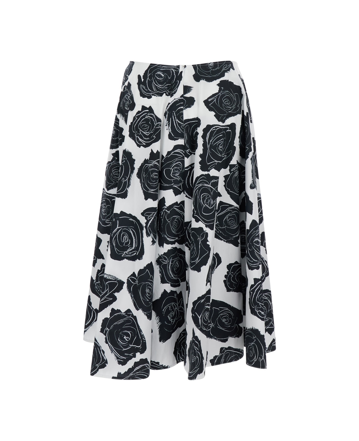 Marni Multicolor Skirt With All-over Floral Print - MultiColour
