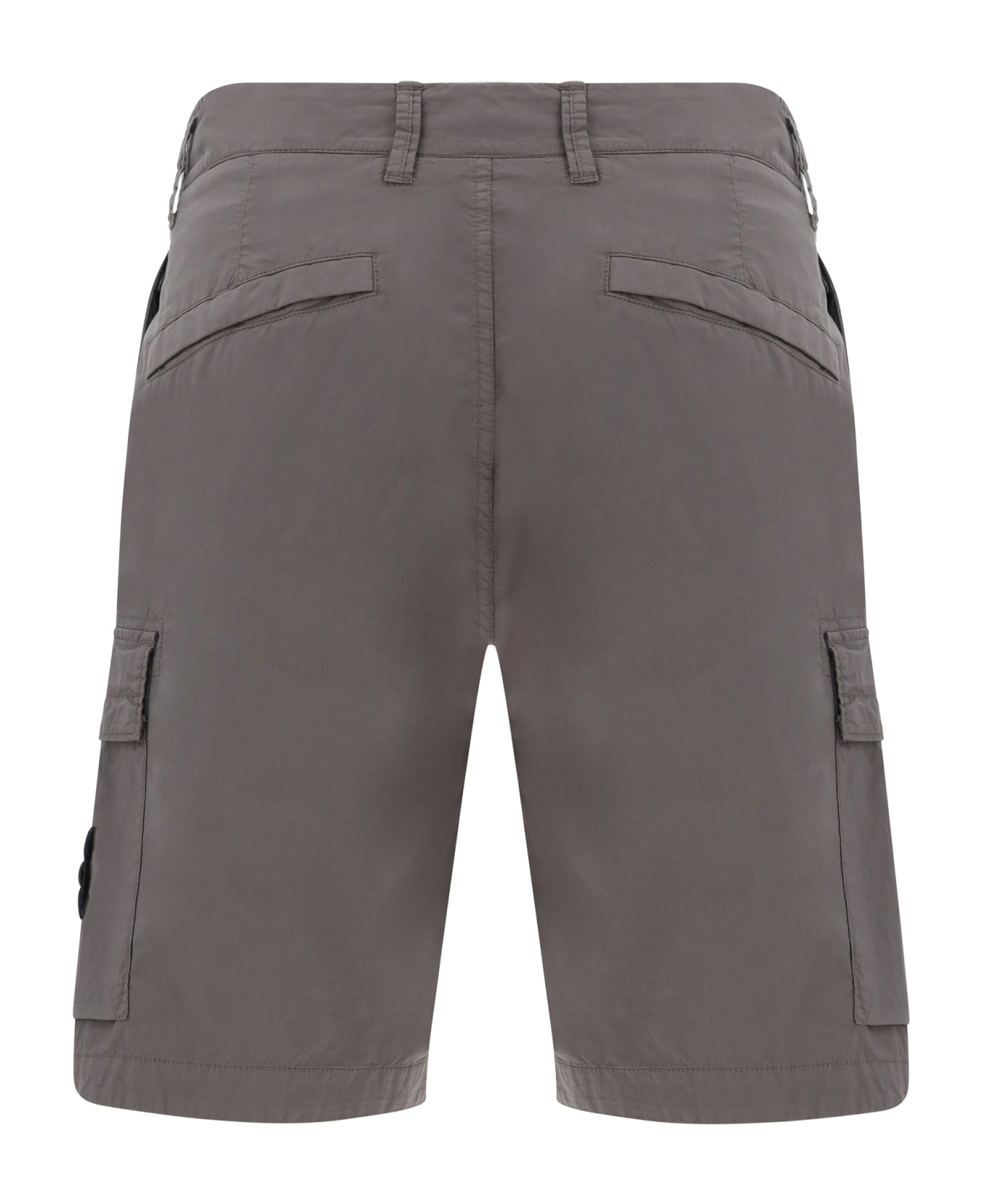 Stone Island Cotton Cargo Shorts - Tortora