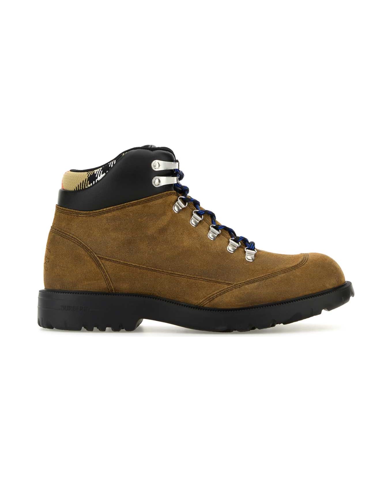 Burberry Brown Suede Moor Ankle Boots - JUTE